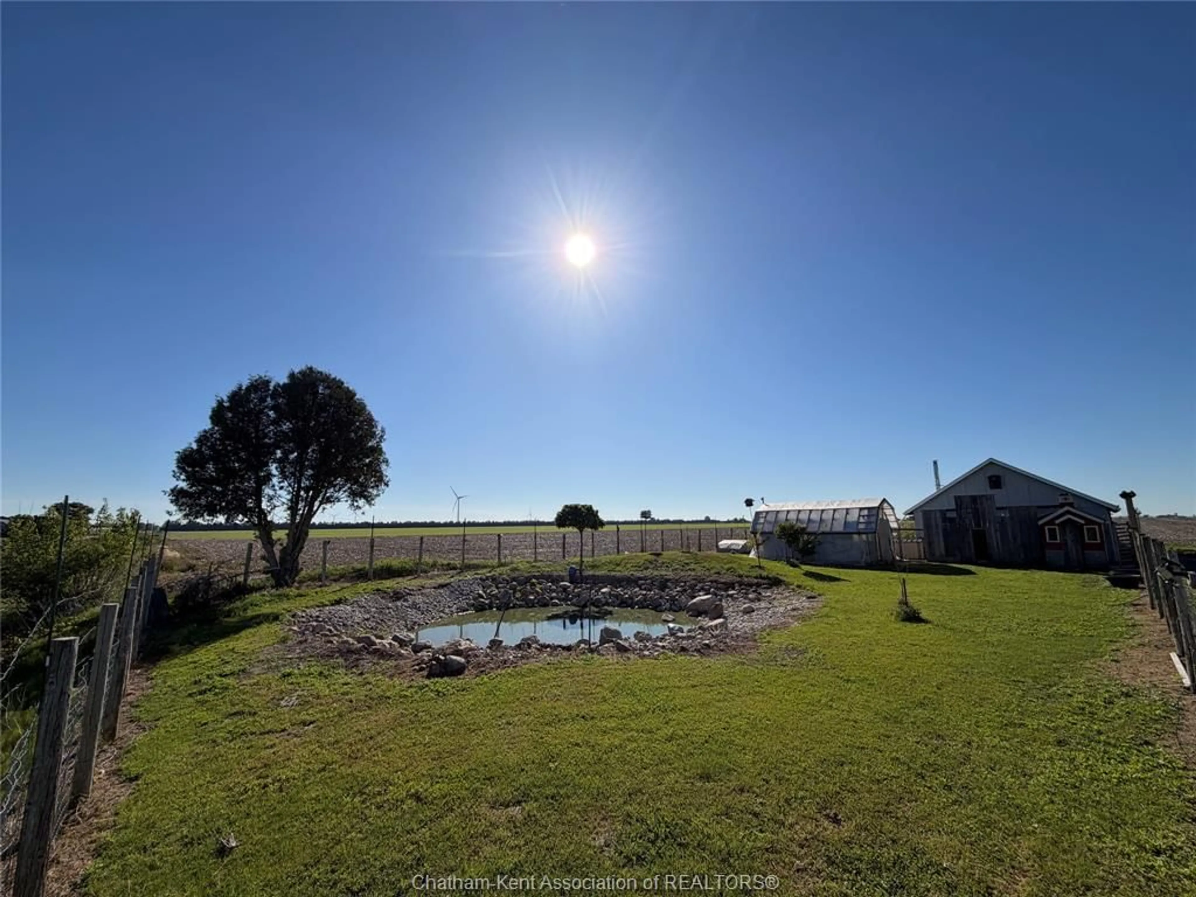 A pic from outside/outdoor area/front of a property/back of a property/a pic from drone, water/lake/river/ocean view for 6766 MALLARD Line, Chatham-Kent Ontario N0P 1L0