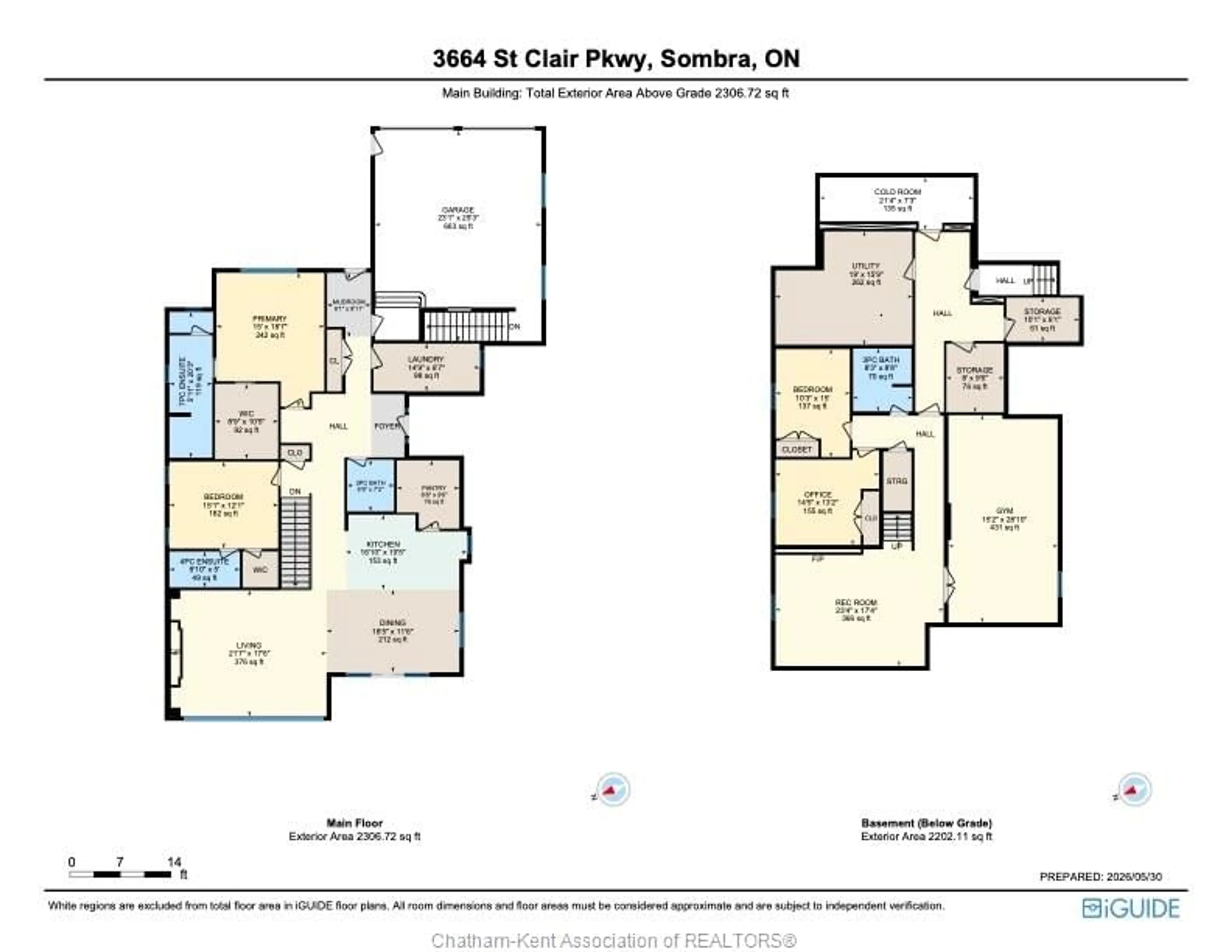 Floor plan for 3664 ST CLAIR Pky, Sombra Ontario N0P 2H0