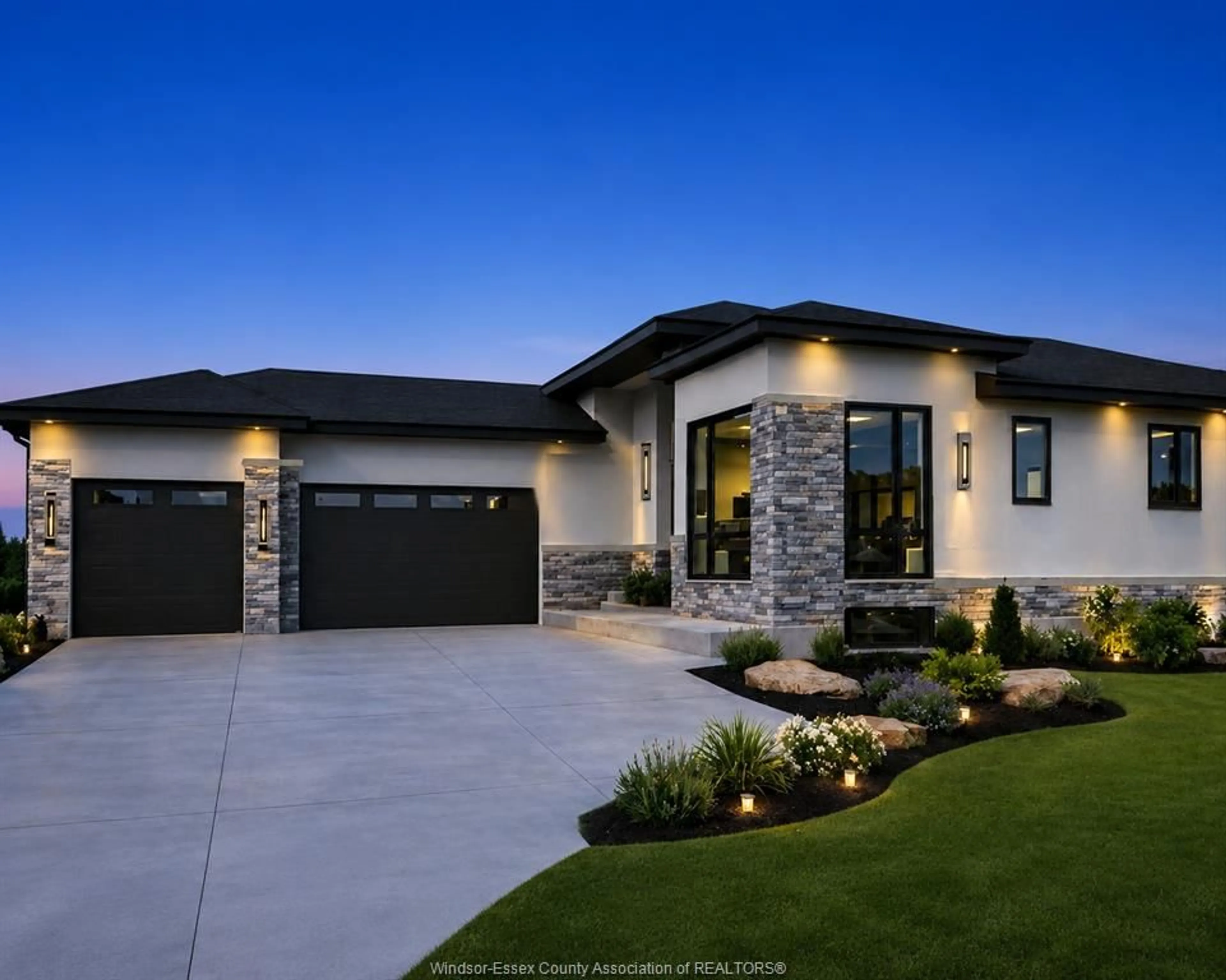 Home with brick exterior material, street for 2 PEBBLE BEACH Crt, Leamington Ontario N8H 0G1