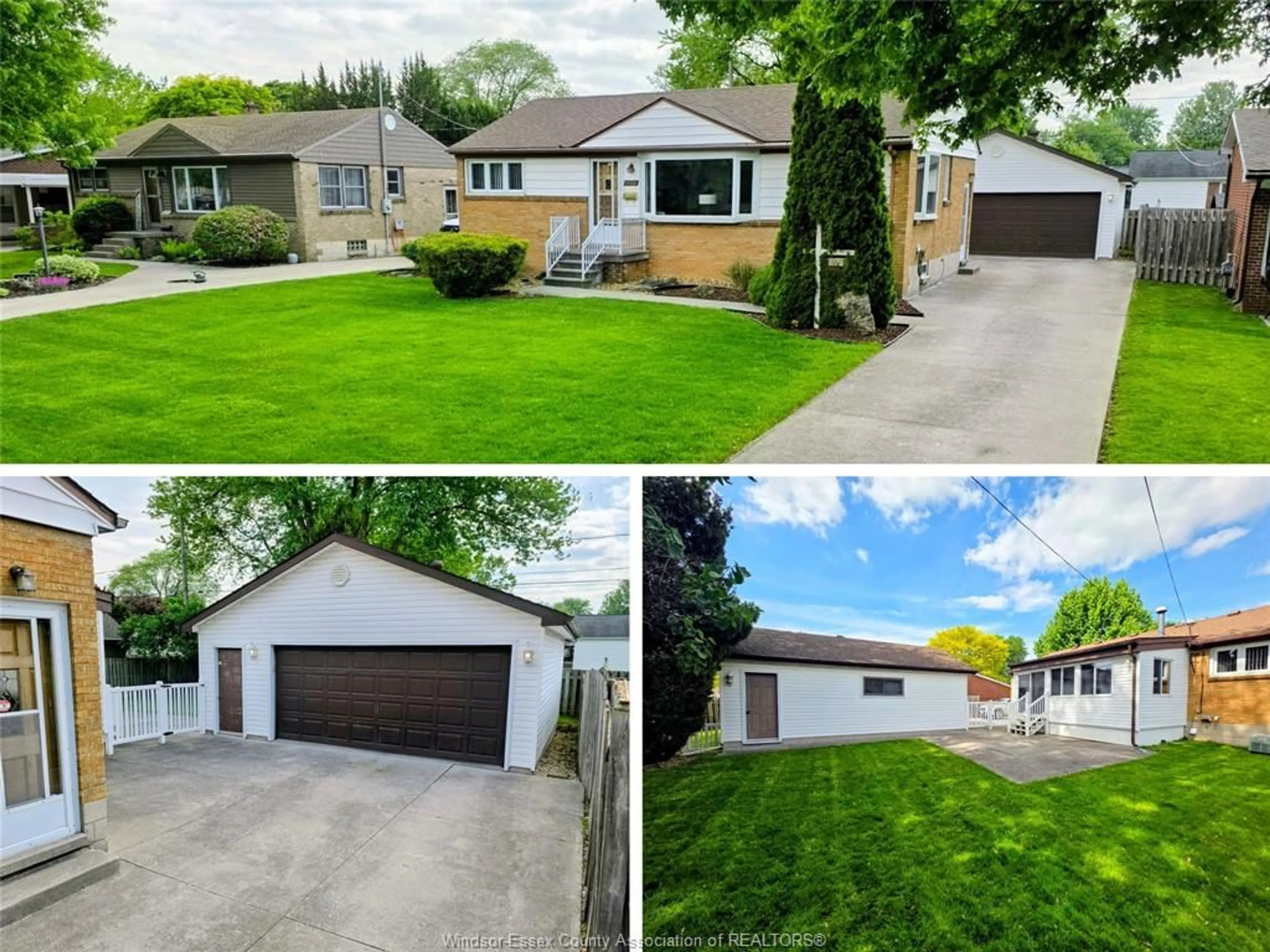A pic from outside/outdoor area/front of a property/back of a property/a pic from drone, street for 3603 Rockwell Blvd, Windsor Ontario N9E 2B1