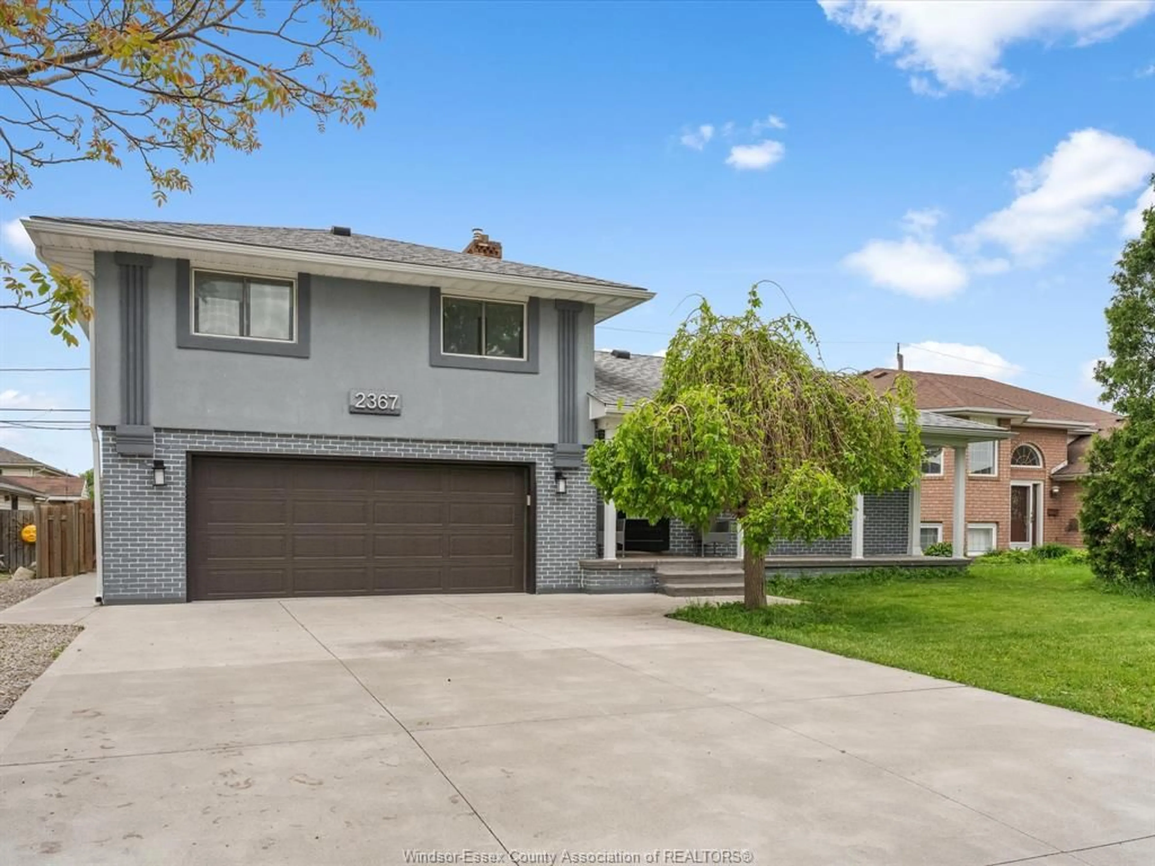 Home with vinyl exterior material, street for 2367 RANDOLPH Ave, Windsor Ontario N9E 3X3