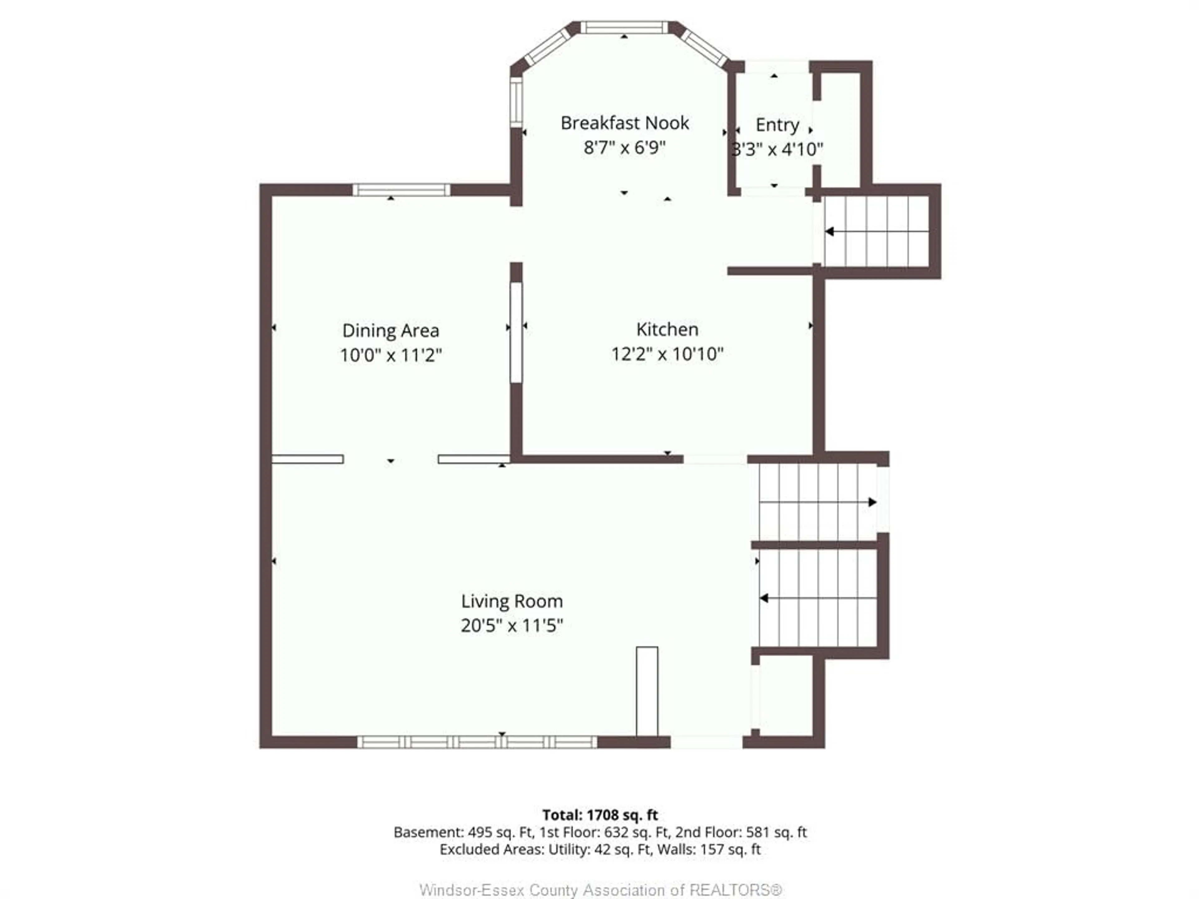 Floor plan for 1799 Golfview Dr, LaSalle Ontario N9J 1E1