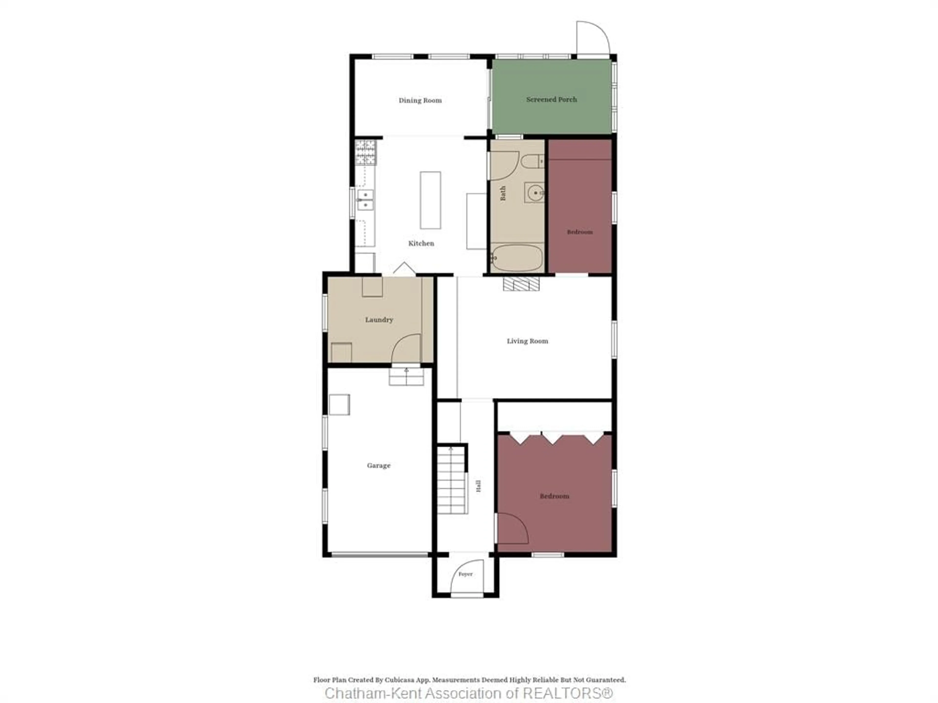 Floor plan for 4 Maple St, Ridgetown Ontario N0P 2K0