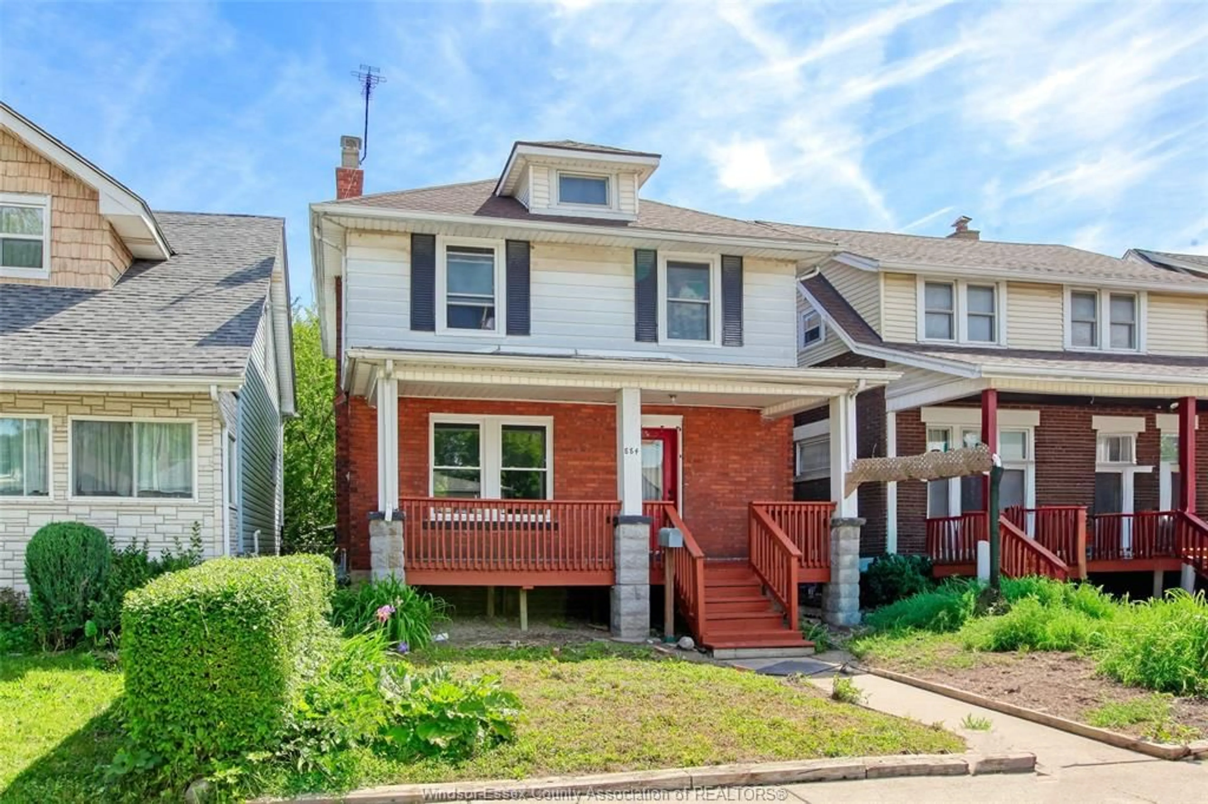 Home with brick exterior material, street for 884 CHURCH St, Windsor Ontario N9A 4T7