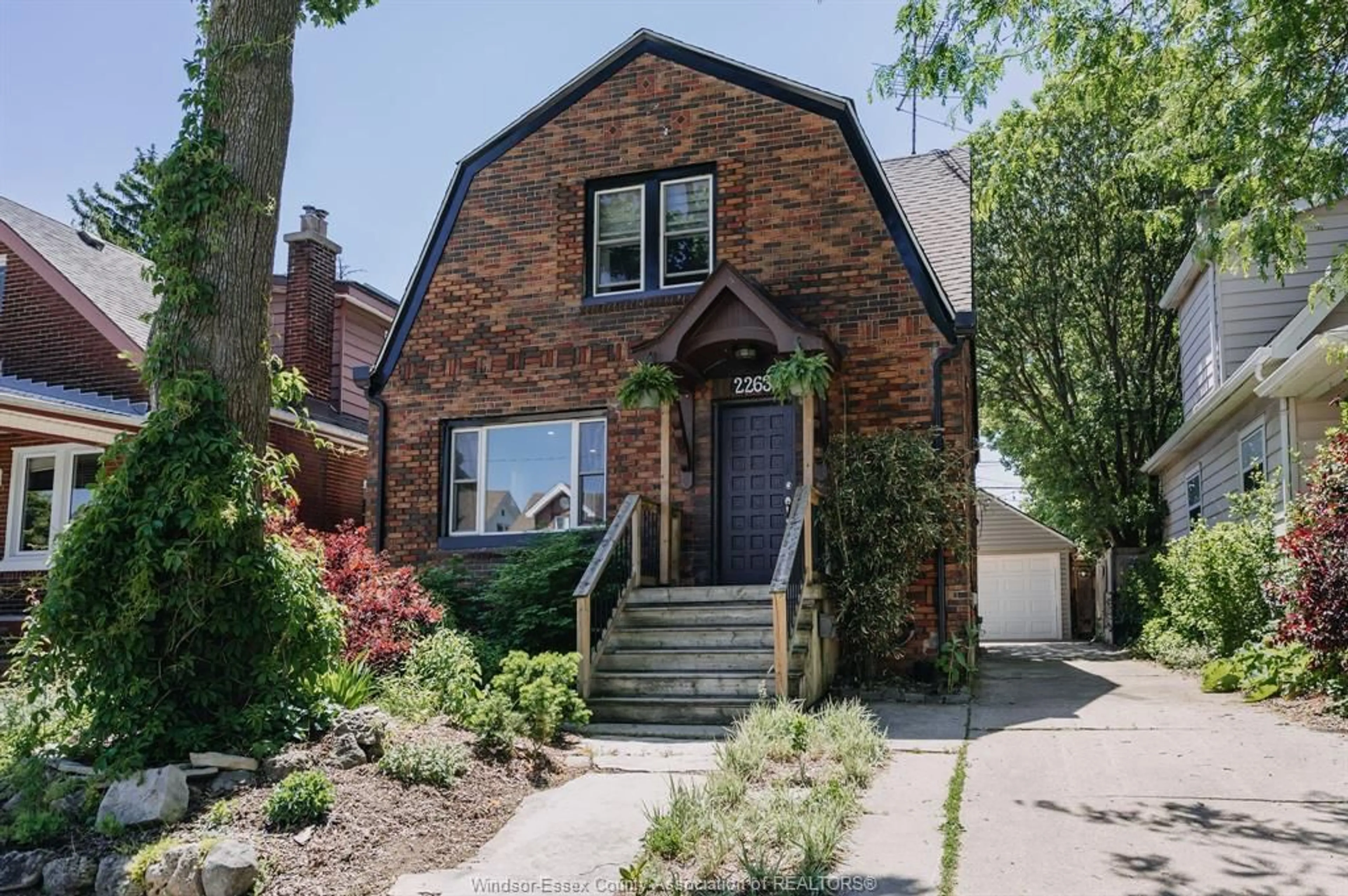 Home with brick exterior material, street for 2263 Fraser Ave, Windsor Ontario N8X 3Z6