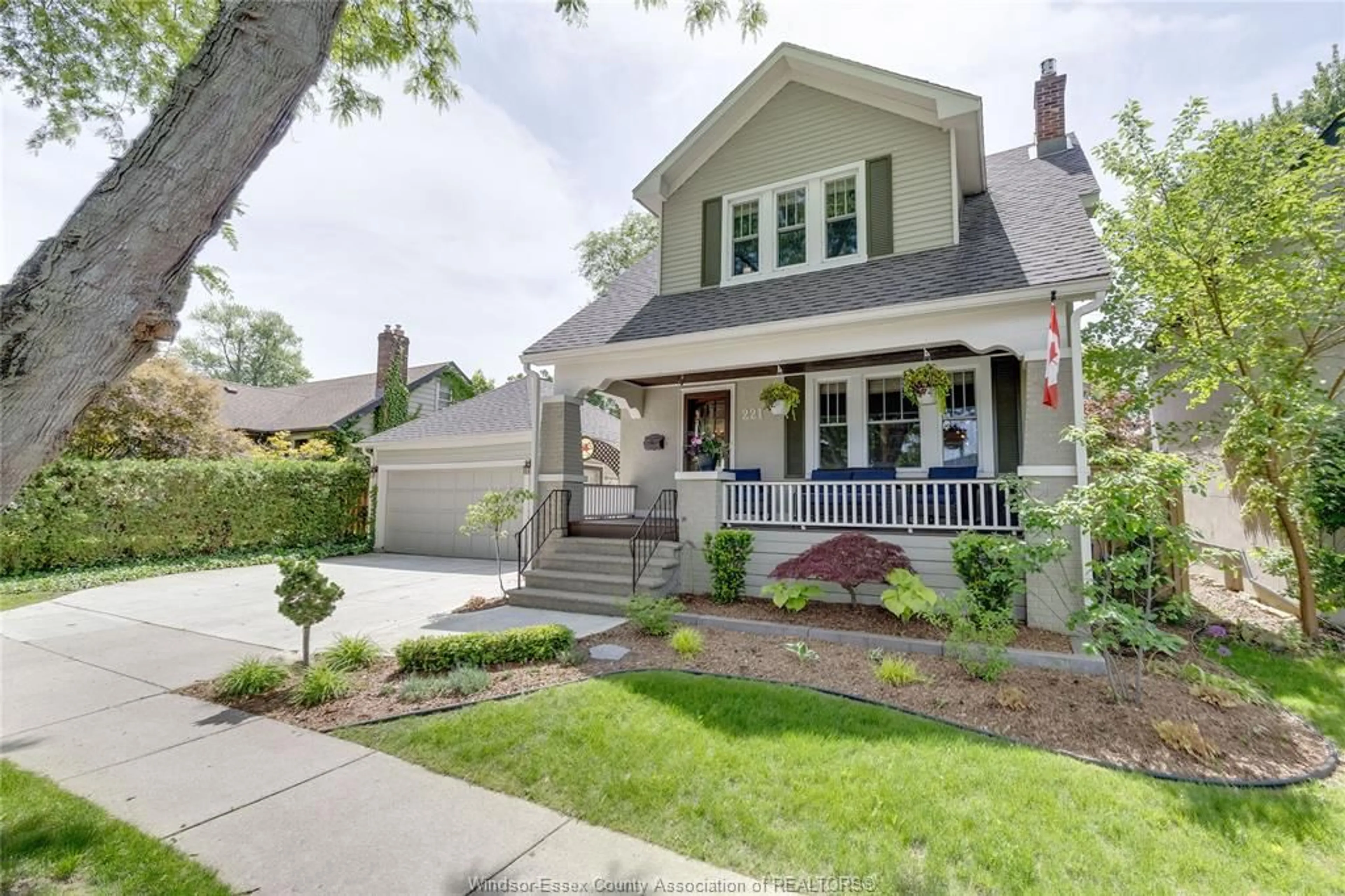 Home with brick exterior material, street for 221 VILLAIRE Ave, Windsor Ontario N8S 2J1