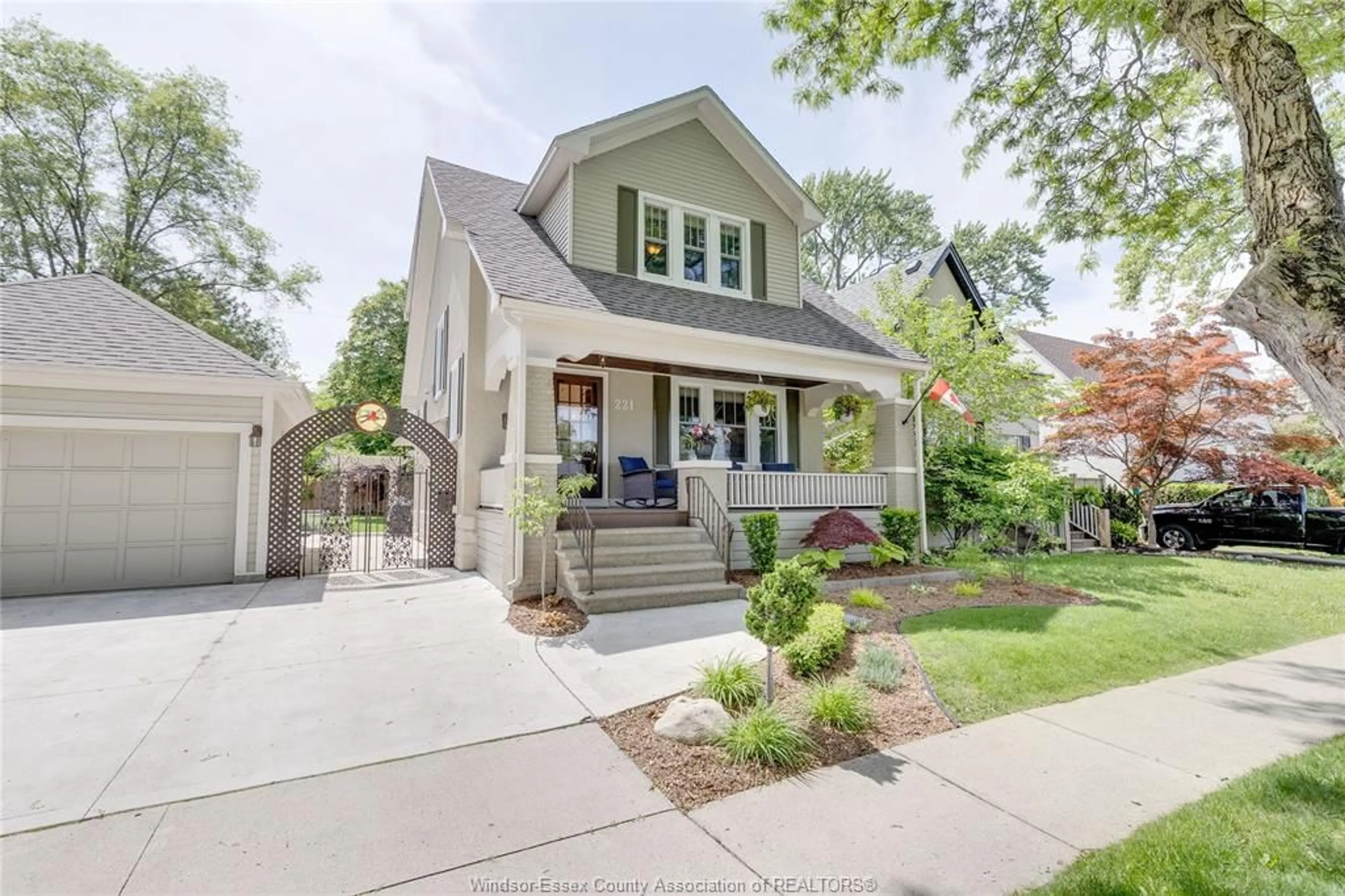 Home with brick exterior material, street for 221 VILLAIRE Ave, Windsor Ontario N8S 2J1