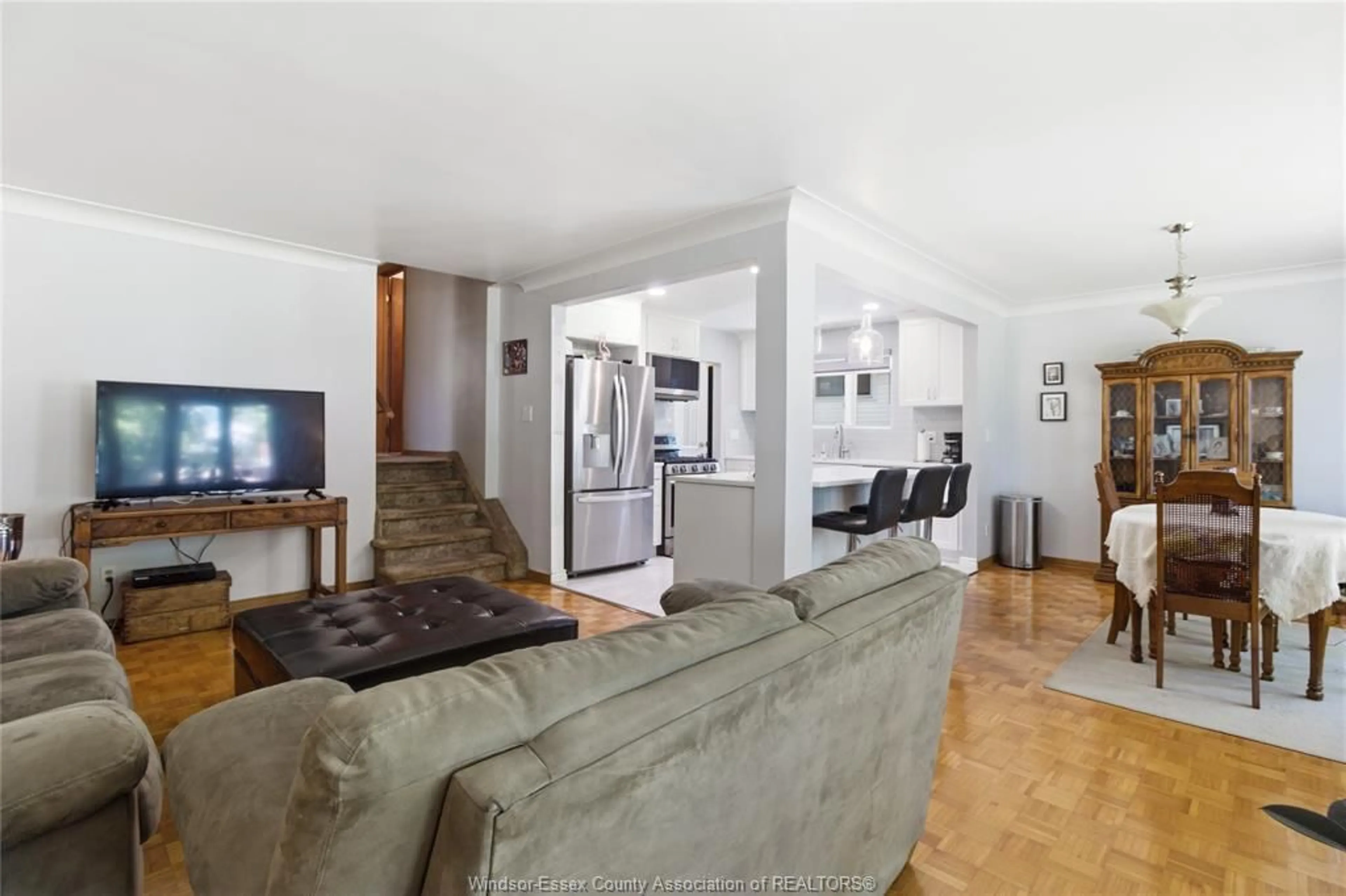 Living room with furniture, unknown for 367 Genevieve, Windsor Ontario N8S 3V7