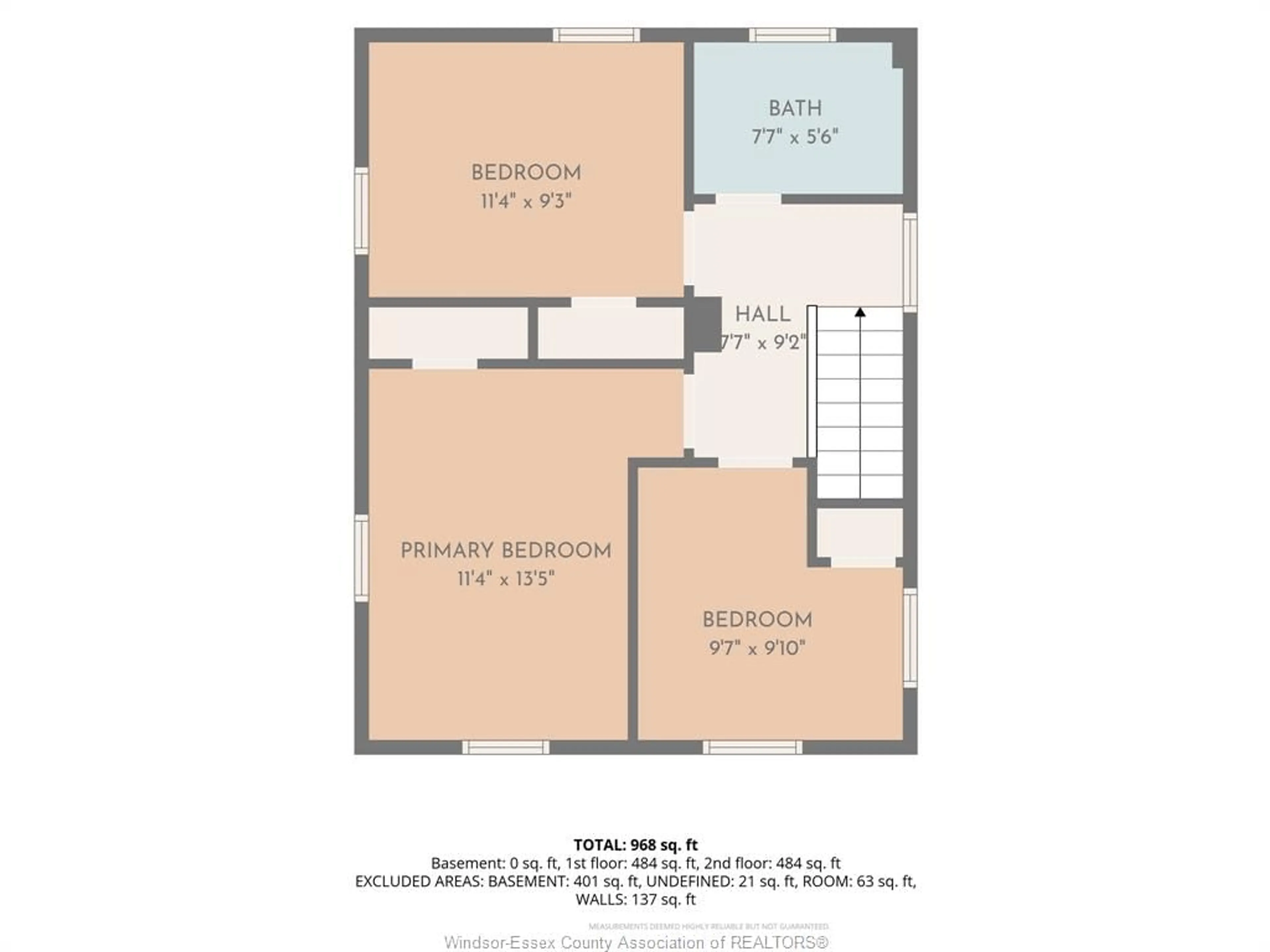 Floor plan for 1353 Moy Ave., Windsor Ontario N8X 4S5