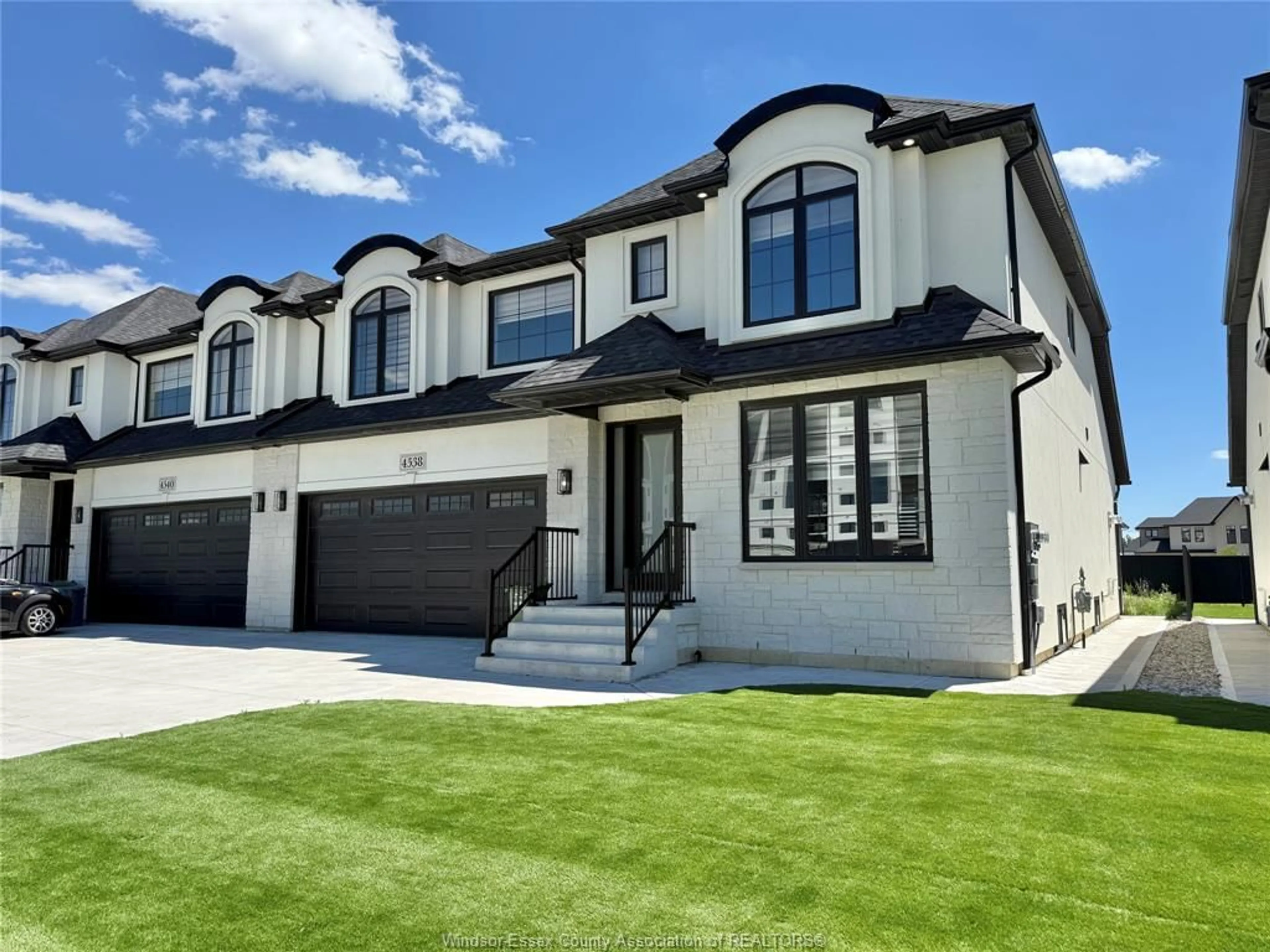 Home with vinyl exterior material, street for 4538 Valerio Cres, LaSalle Ontario N9H 0N2
