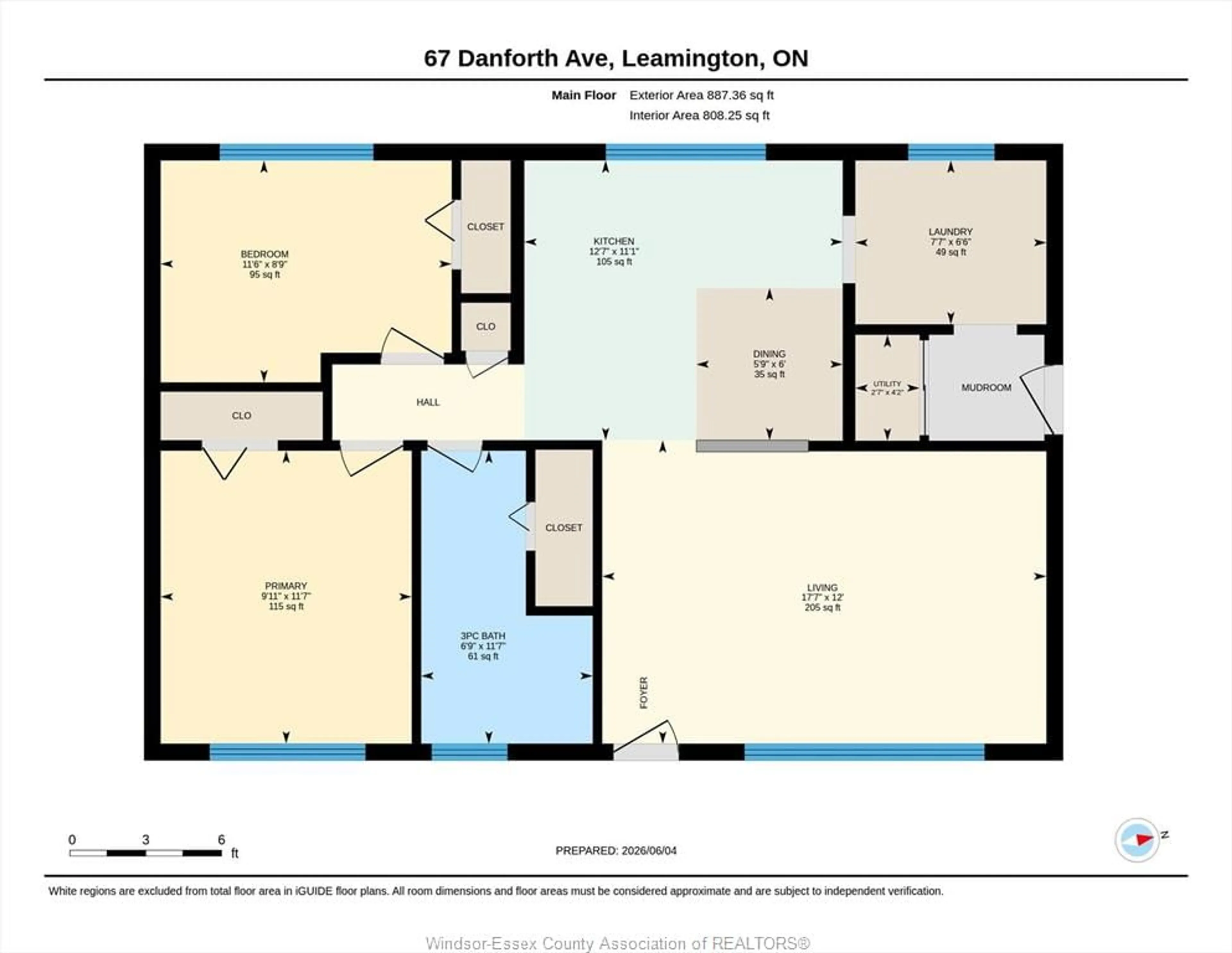 Floor plan for 67 Danforth Ave, Leamington Ontario N8H 2P8