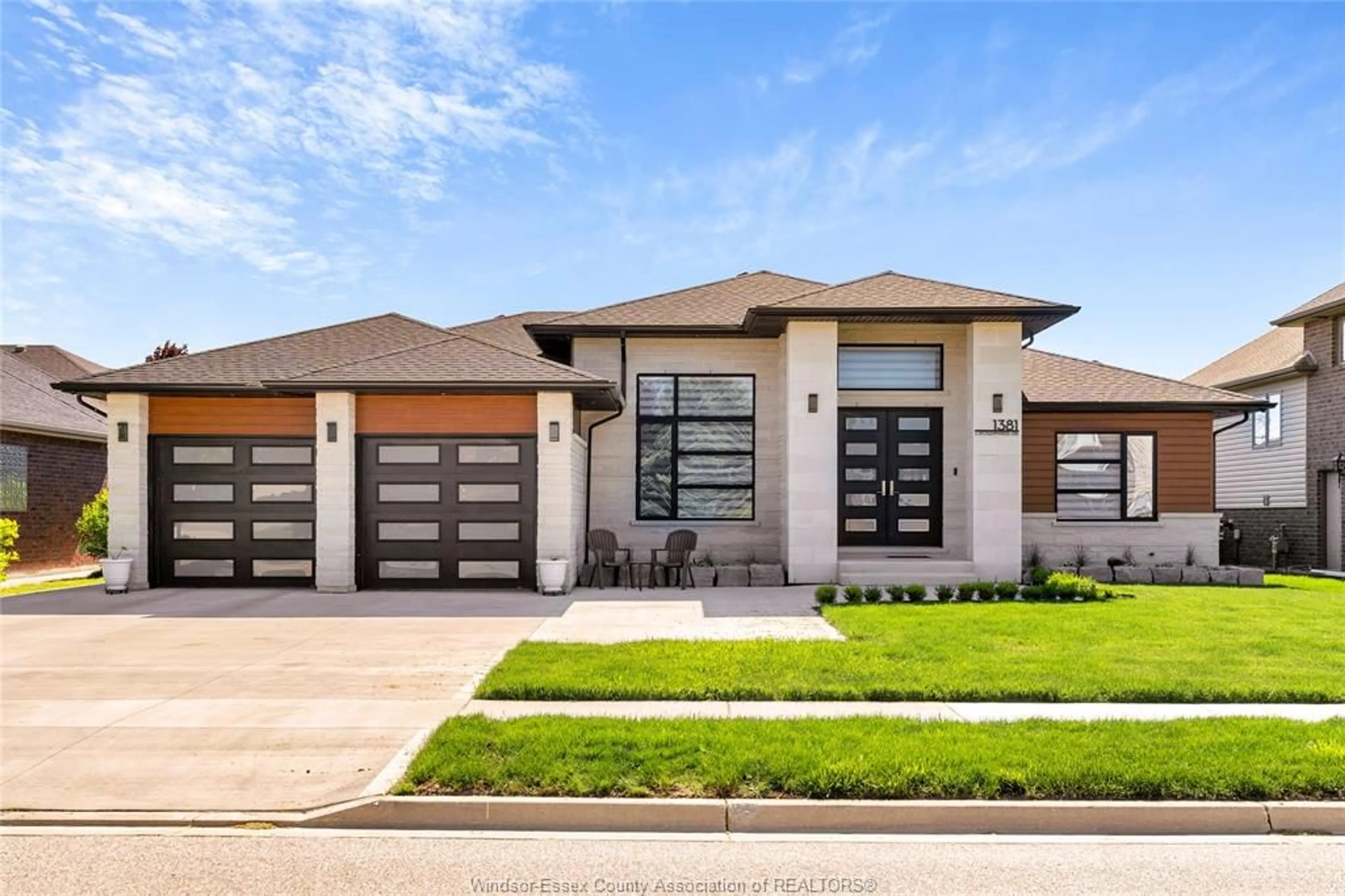 Home with brick exterior material, street for 1381 CROSSWINDS, Lakeshore Ontario N0R 1A0