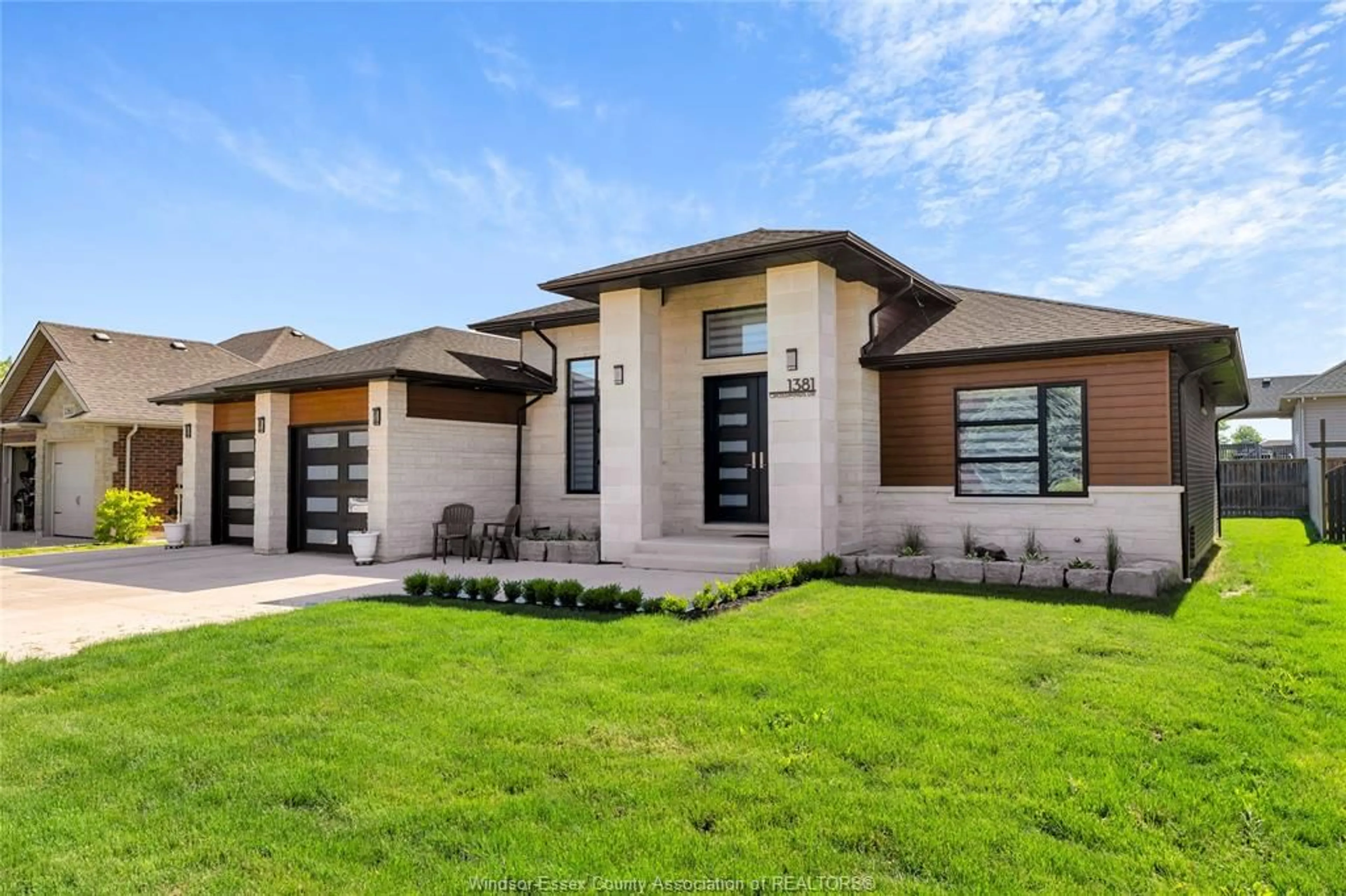 Home with brick exterior material, street for 1381 CROSSWINDS, Lakeshore Ontario N0R 1A0