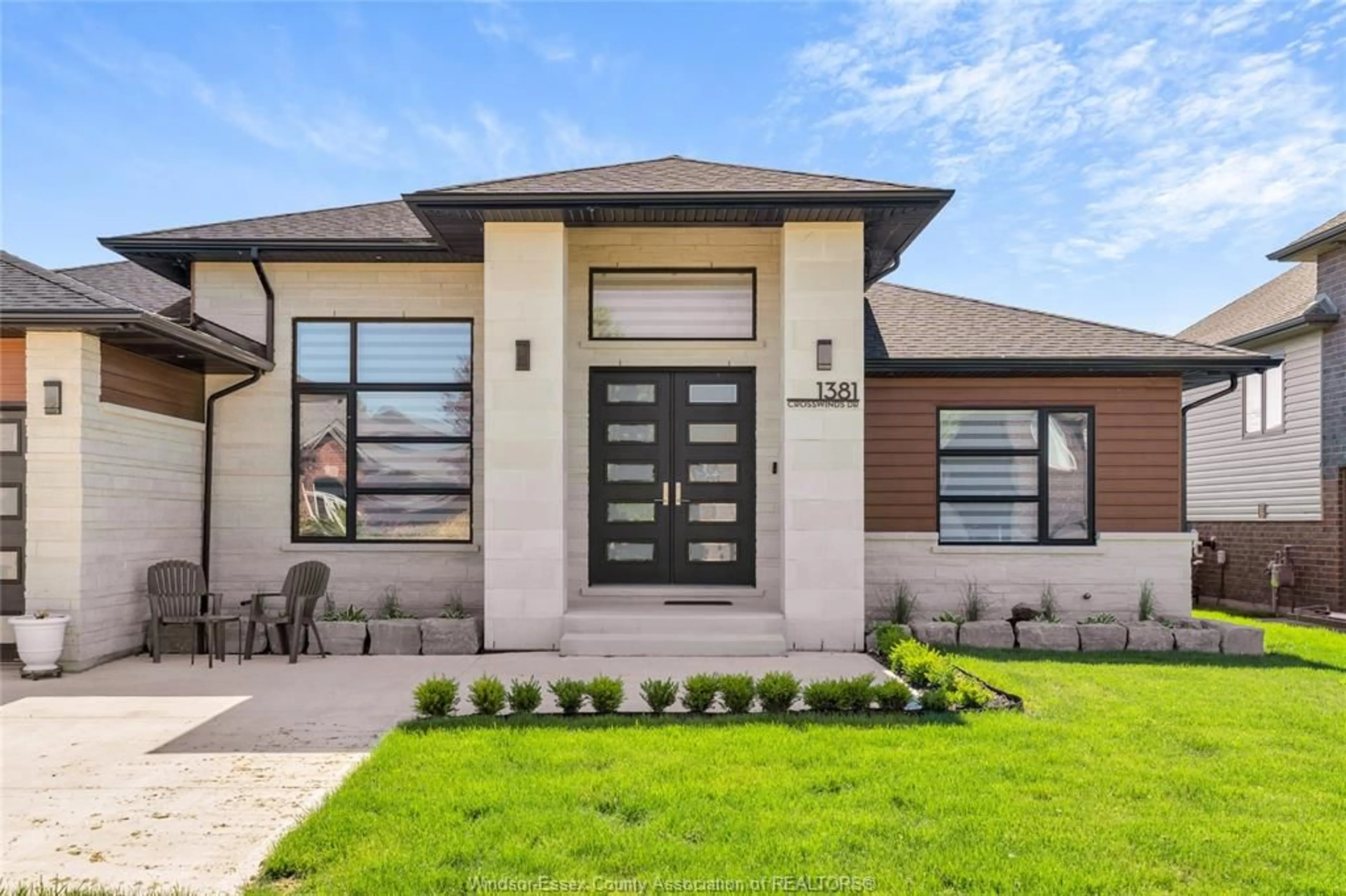 Home with brick exterior material, street for 1381 CROSSWINDS, Lakeshore Ontario N0R 1A0