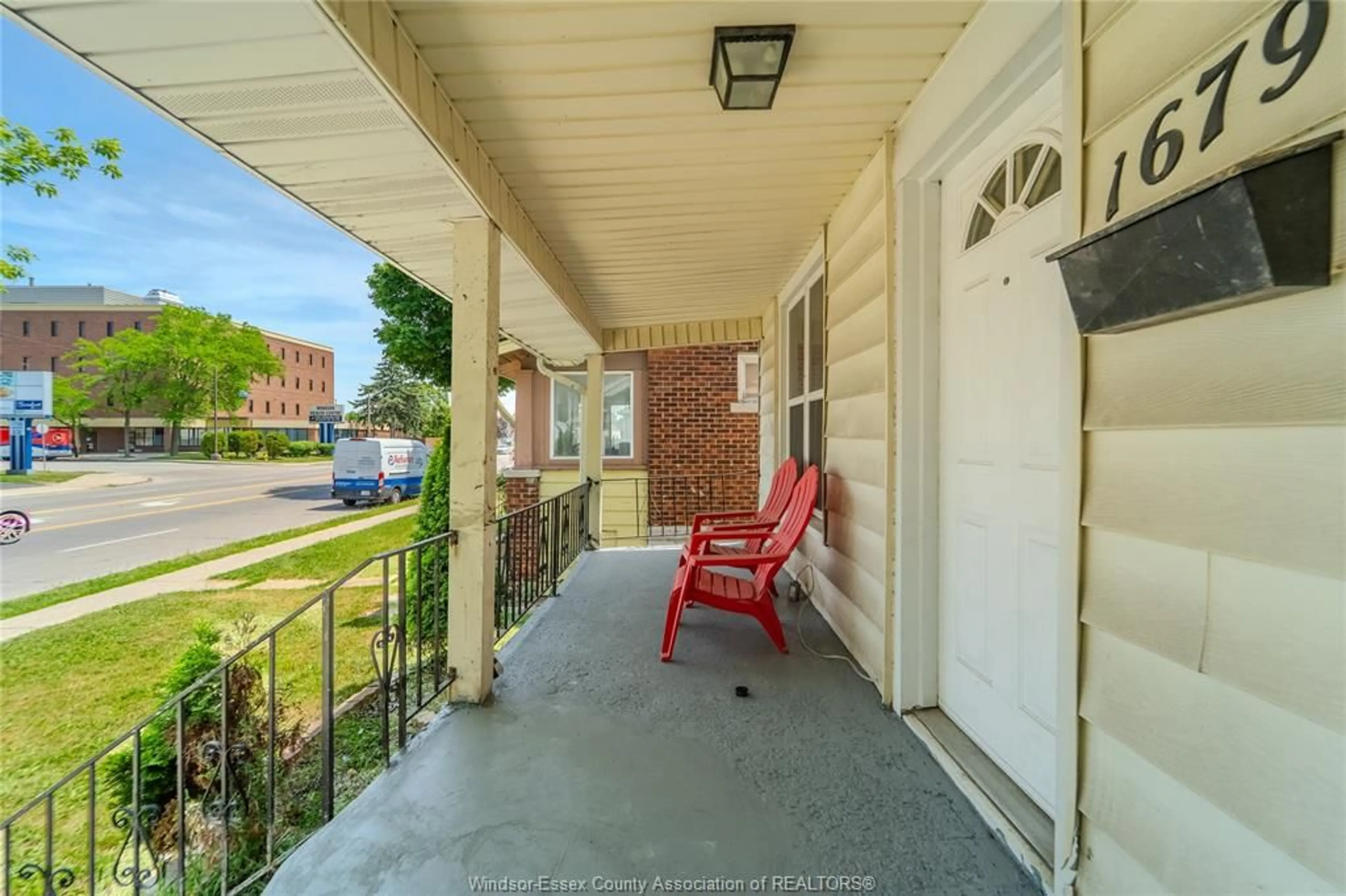 Patio, street for 1679 Howard Ave, Windsor Ontario N8X 3T6