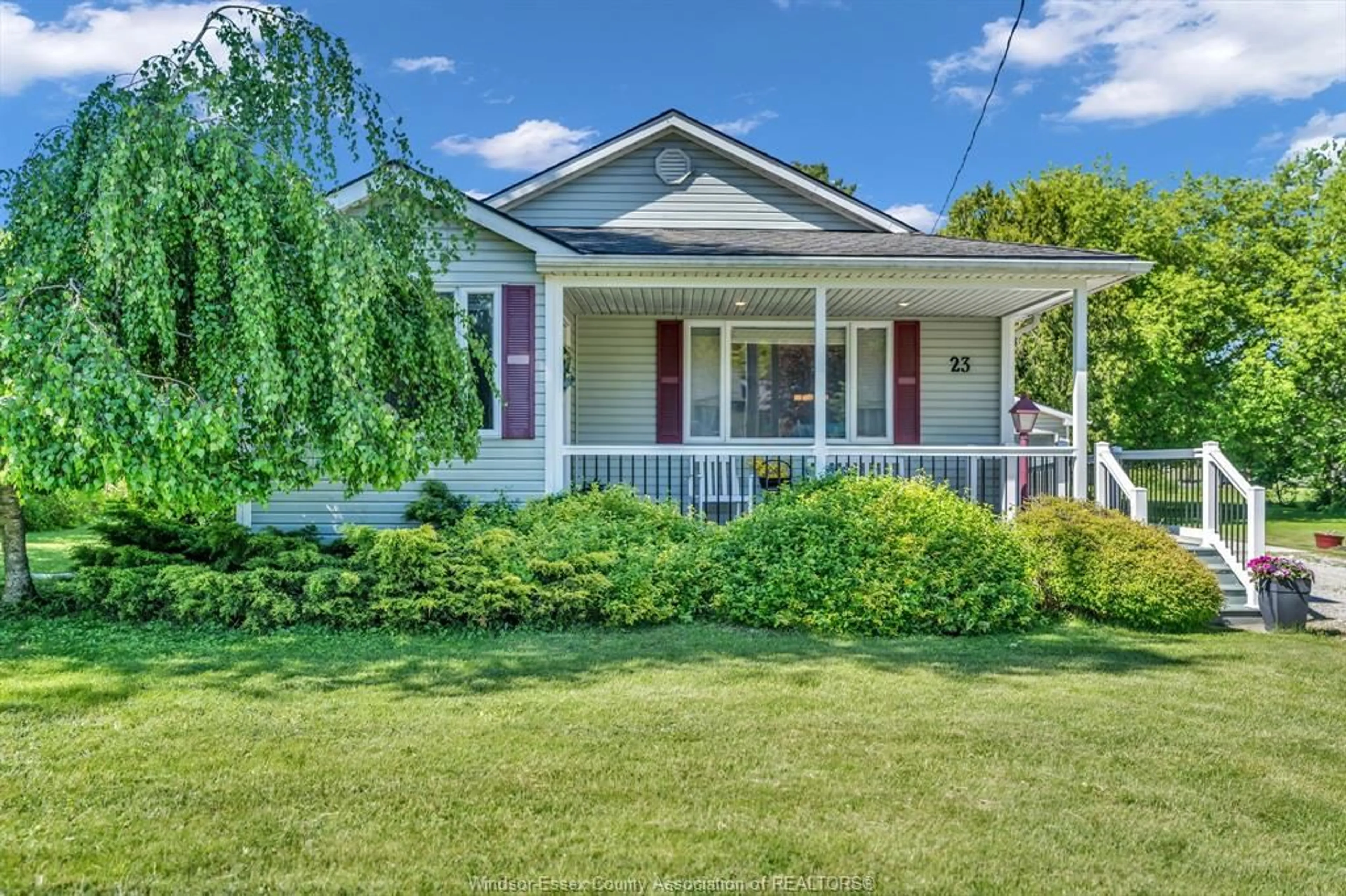 Home with vinyl exterior material, street for 23 MAIN St, Bayfield Ontario N0M 1G0