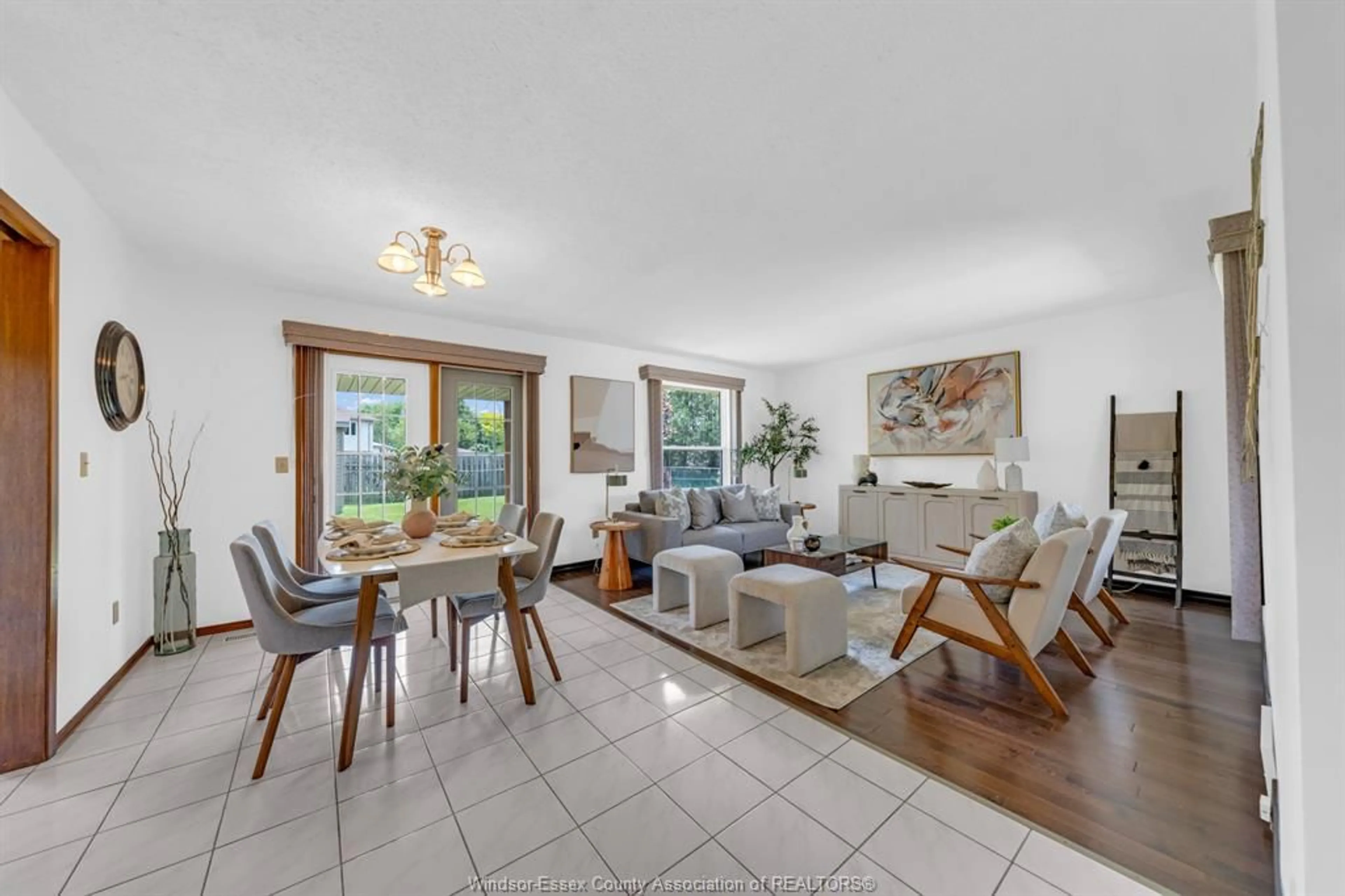 Living room with furniture, ceramic/tile floor for 32 Alderton St, Leamington Ontario N8H 4N8