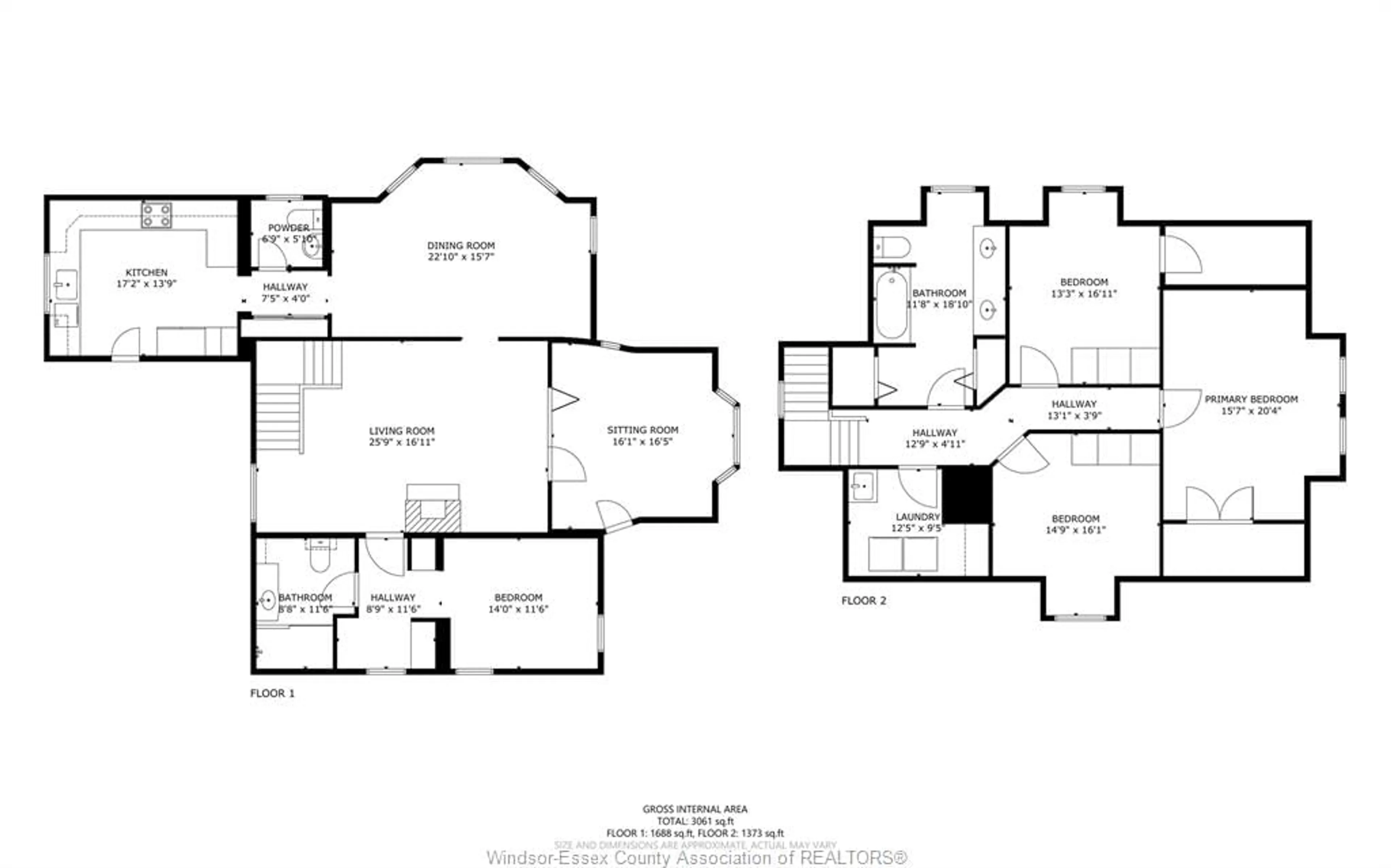 Floor plan for 235 DIVISION St, Kingsville Ontario N9Y 1R5