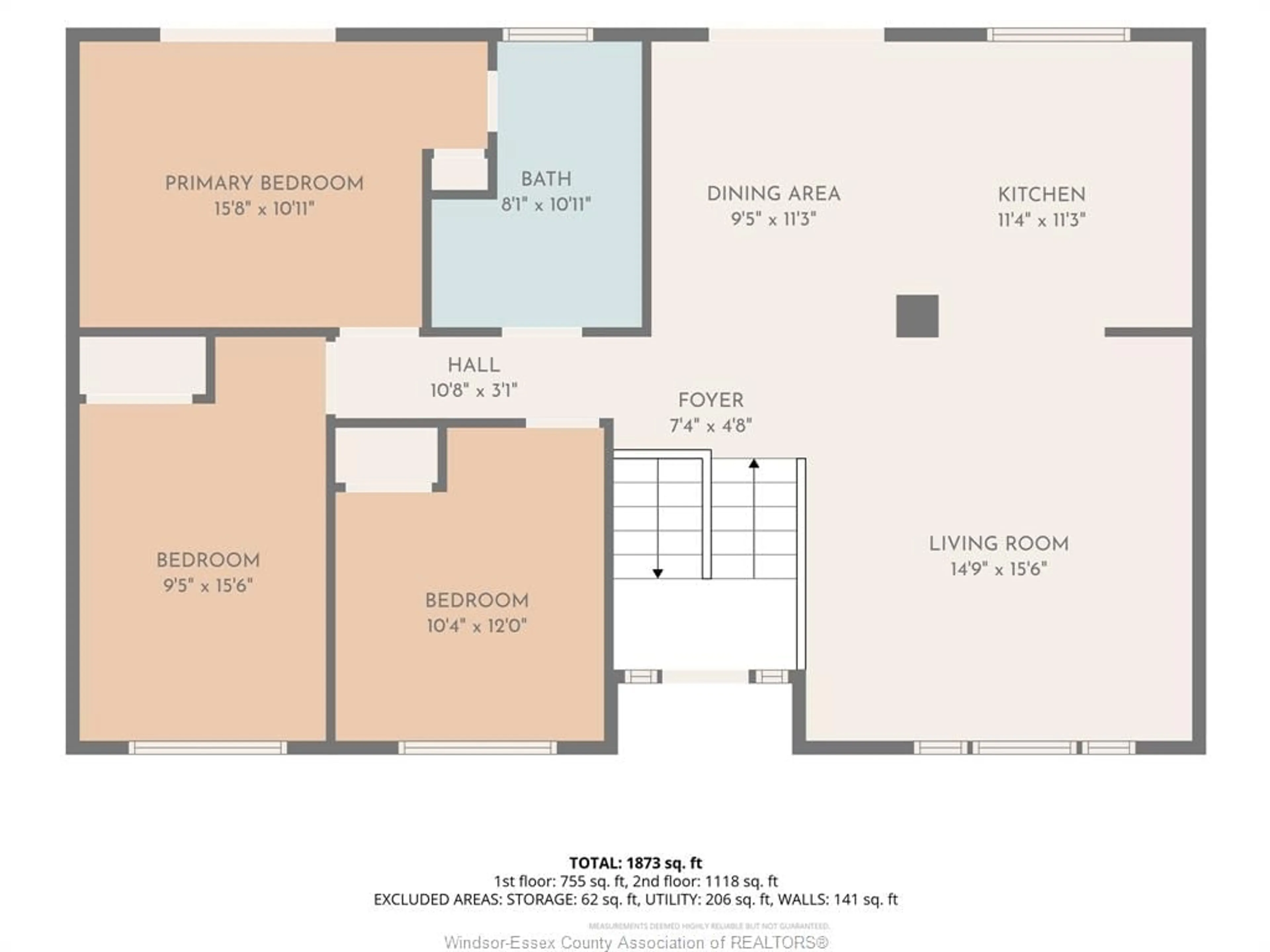 Floor plan for 254 TERRA LOU Dr, Belle River Ontario N8L 0L7