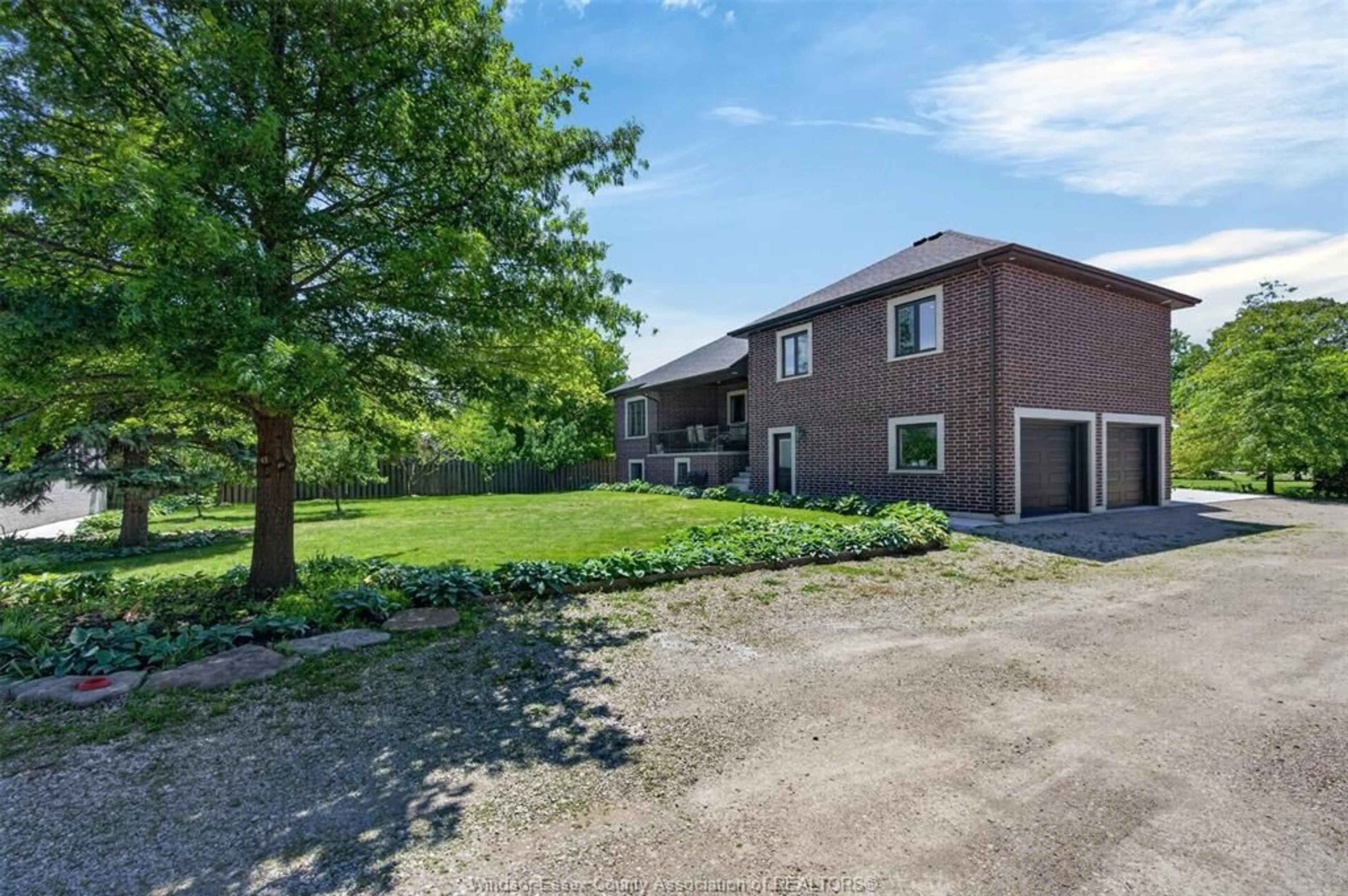 A pic from outside/outdoor area/front of a property/back of a property/a pic from drone, street for 4520 8TH CONCESSION Rd, Windsor Ontario N0R 1K0