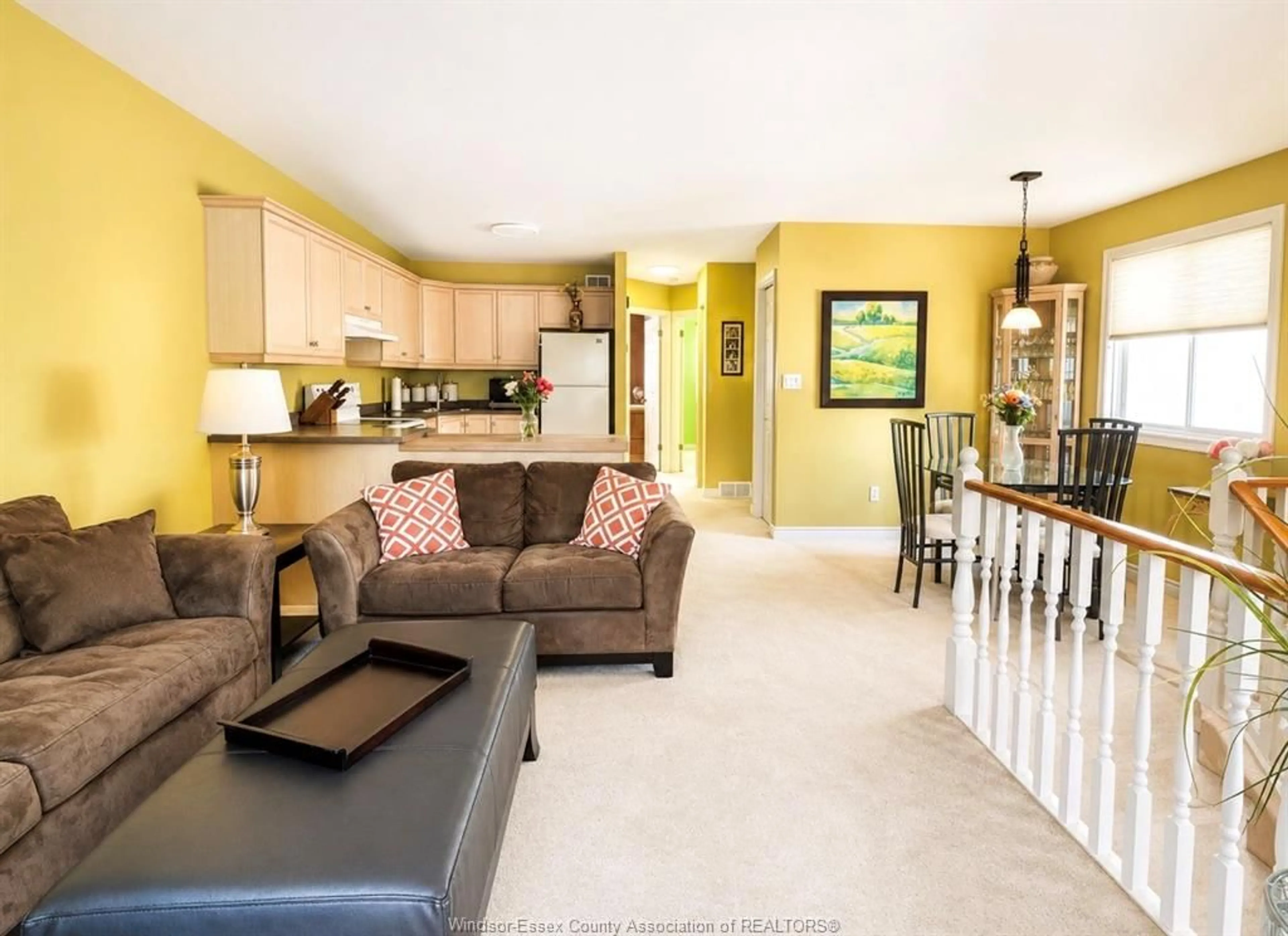 Living room with furniture, ceramic/tile floor for 3308 CANDLEWOOD Cres, Windsor Ontario N8W 5M5