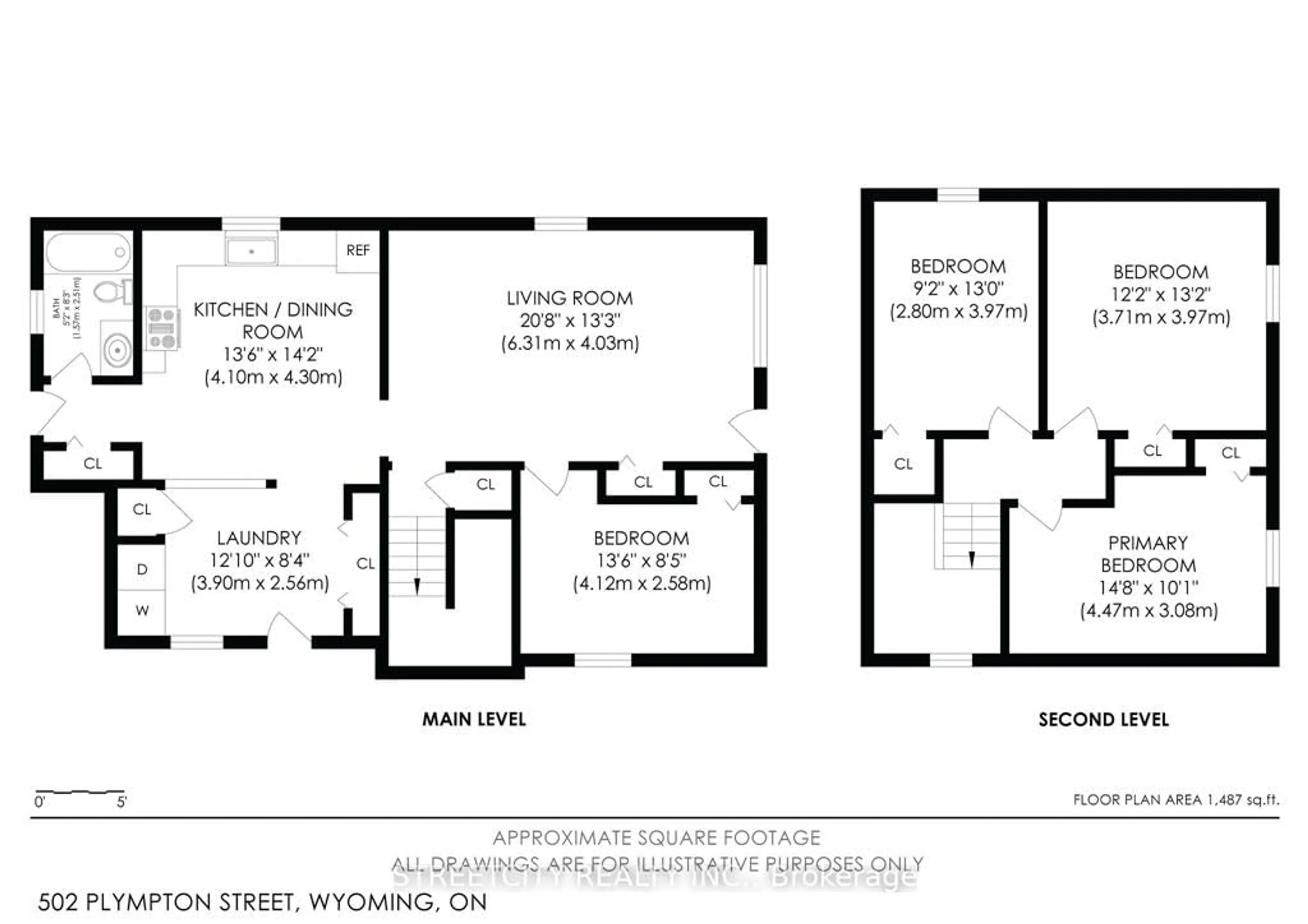 Floor plan for 502 Plympton St, Plympton-Wyoming Ontario N0N 1T0