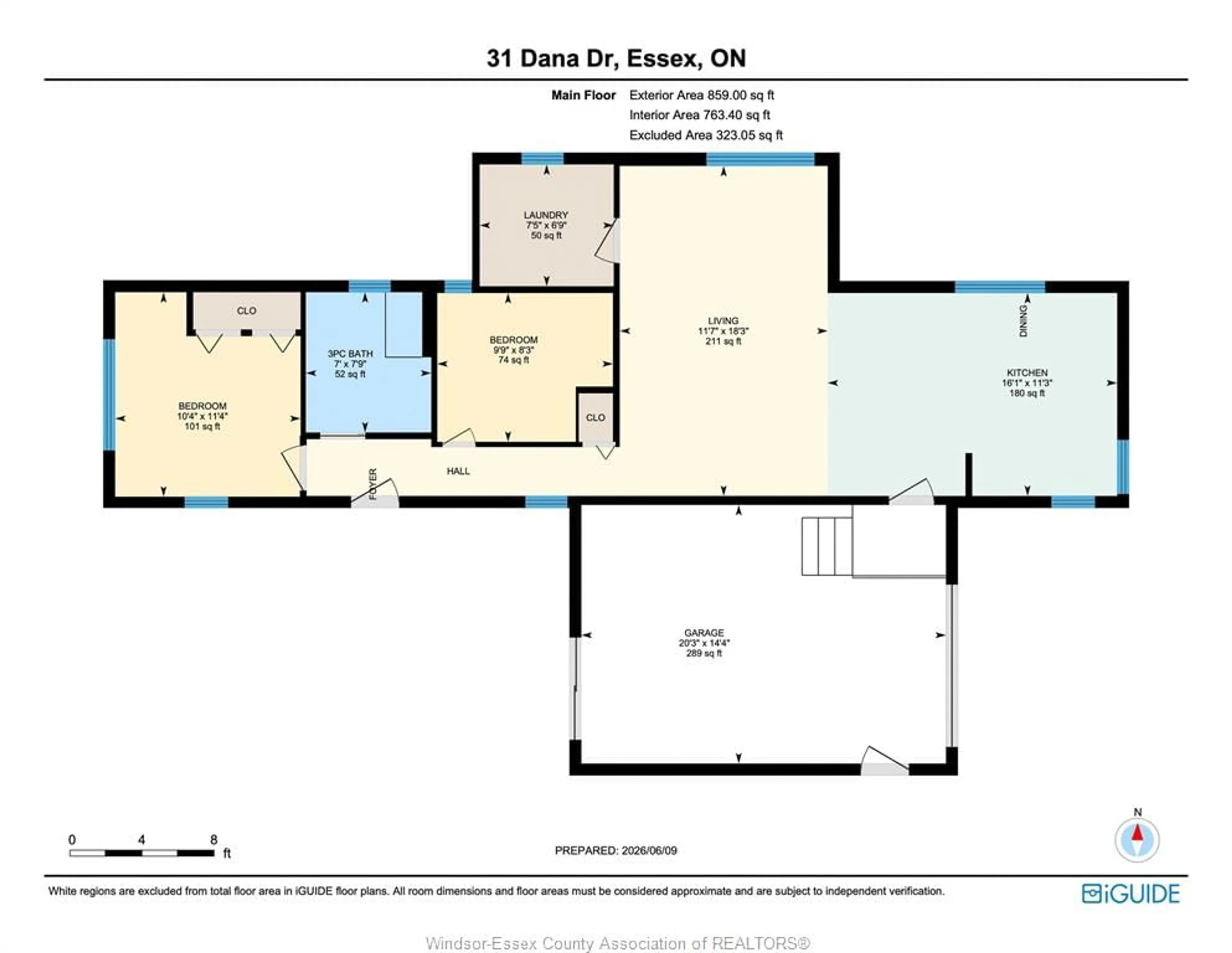 Floor plan for 31 DANA DRIVE, Essex Ontario N8M 1Z1