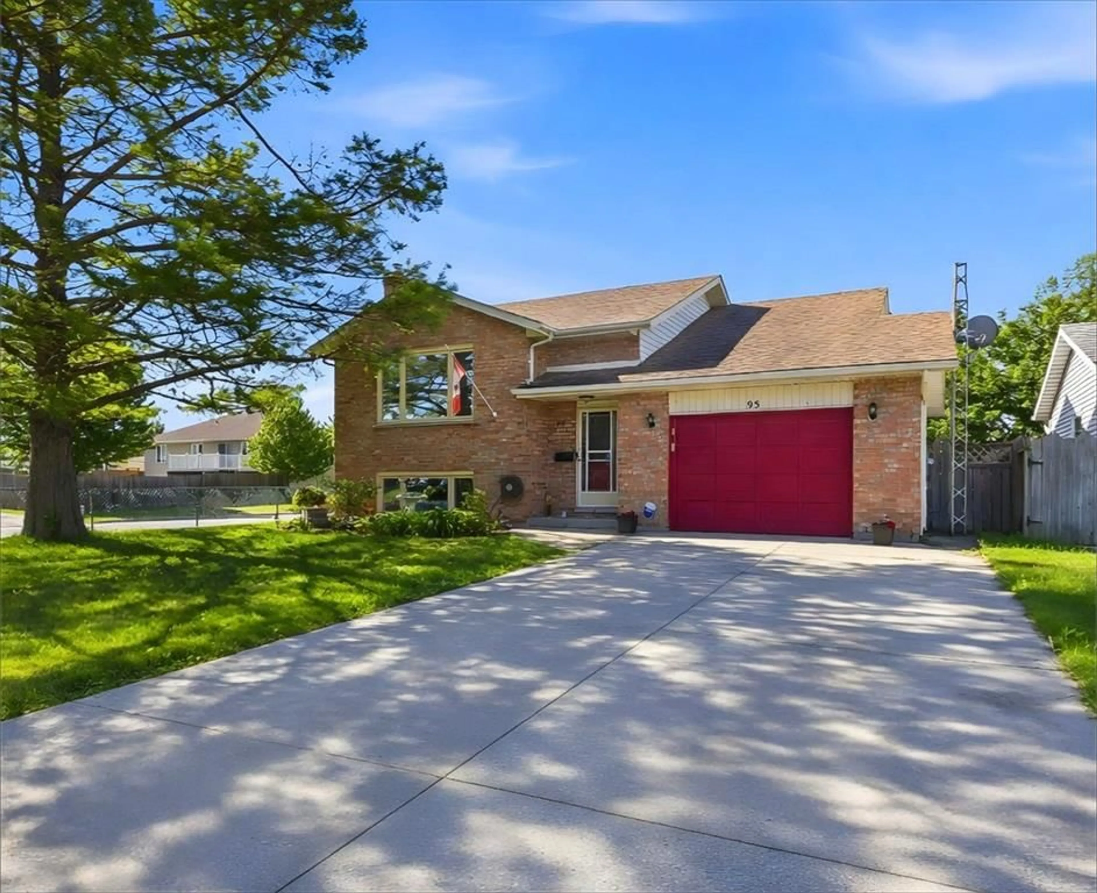 Home with brick exterior material, street for 95 Turner Dr, Sarnia Ontario N7S 5G6
