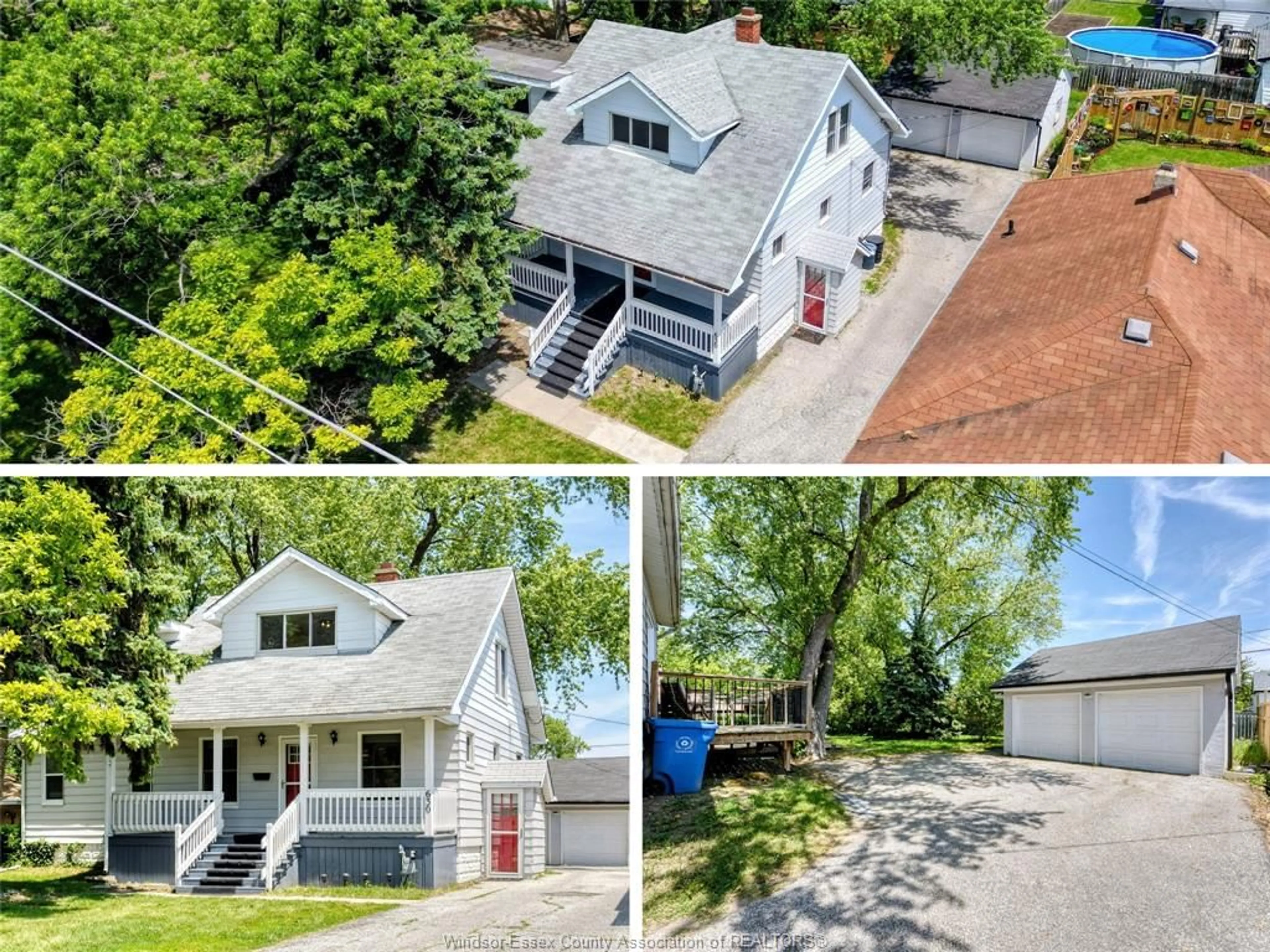 A pic from outside/outdoor area/front of a property/back of a property/a pic from drone, street for 630 Lesperance Rd, Tecumseh Ontario N8N 1W6