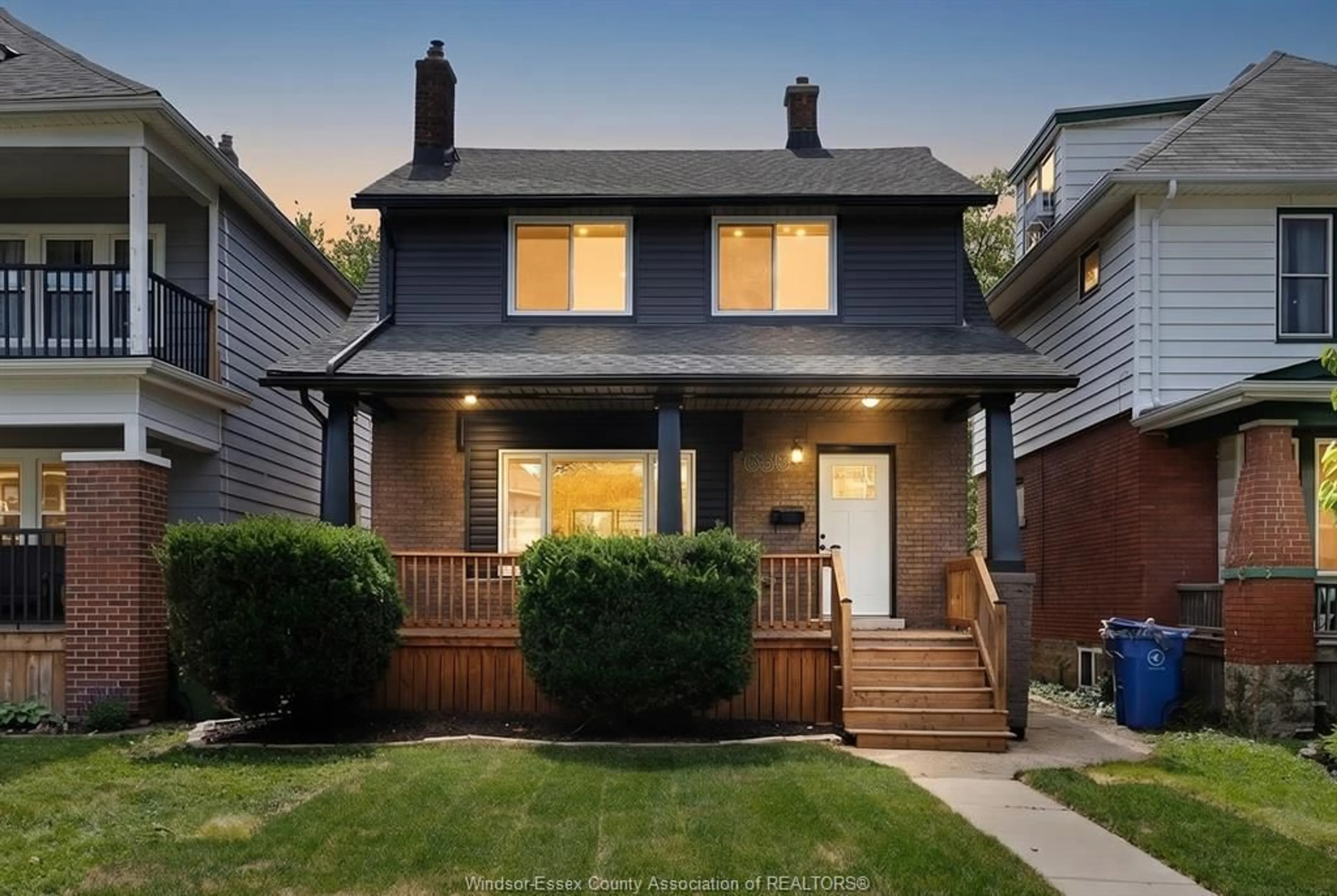 Home with brick exterior material, street for 859 MOY Ave, Windsor Ontario N9A 2N7