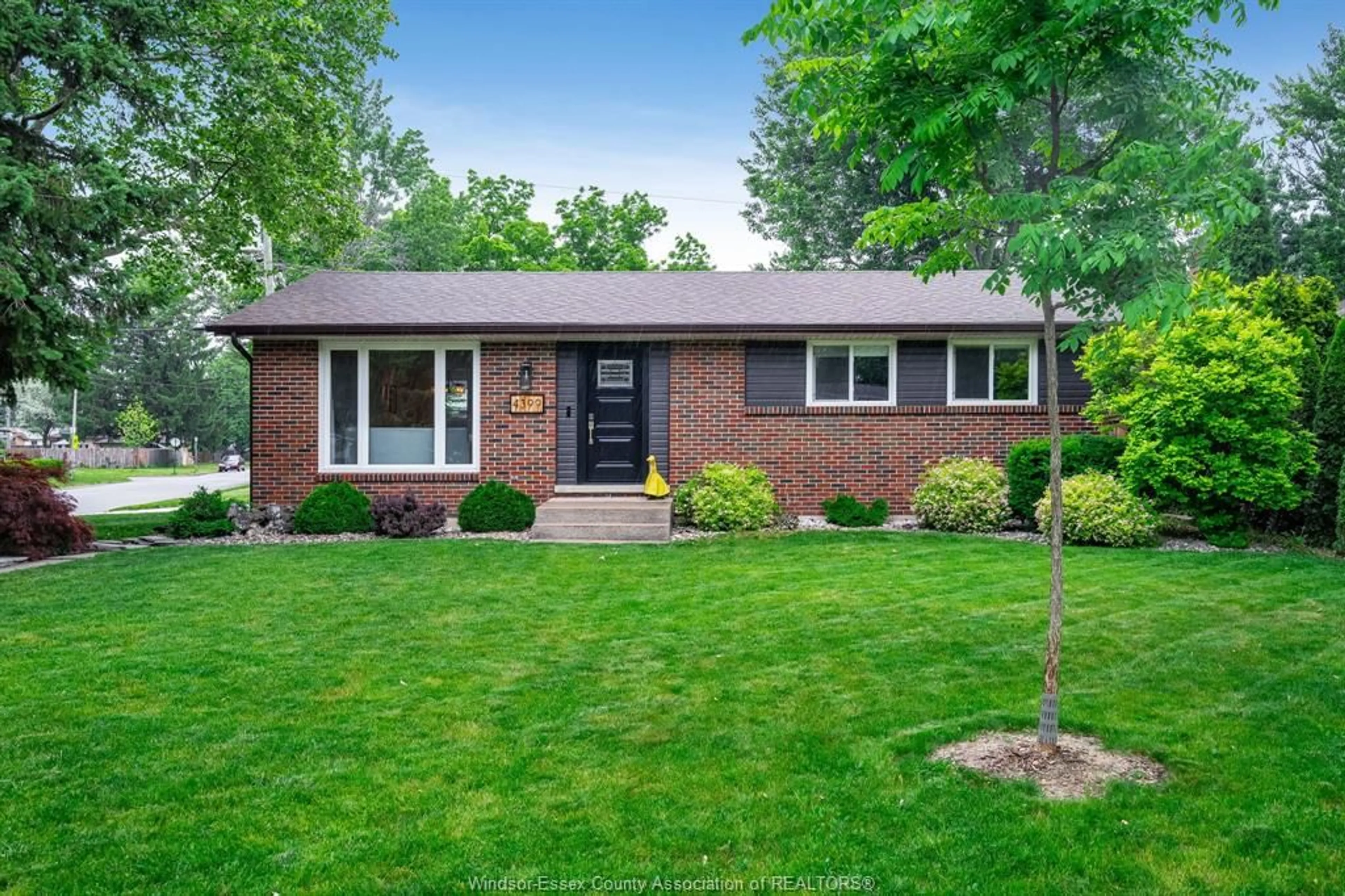 Home with brick exterior material, street for 4399 Ashfield Cres, Windsor Ontario N9G 2G8