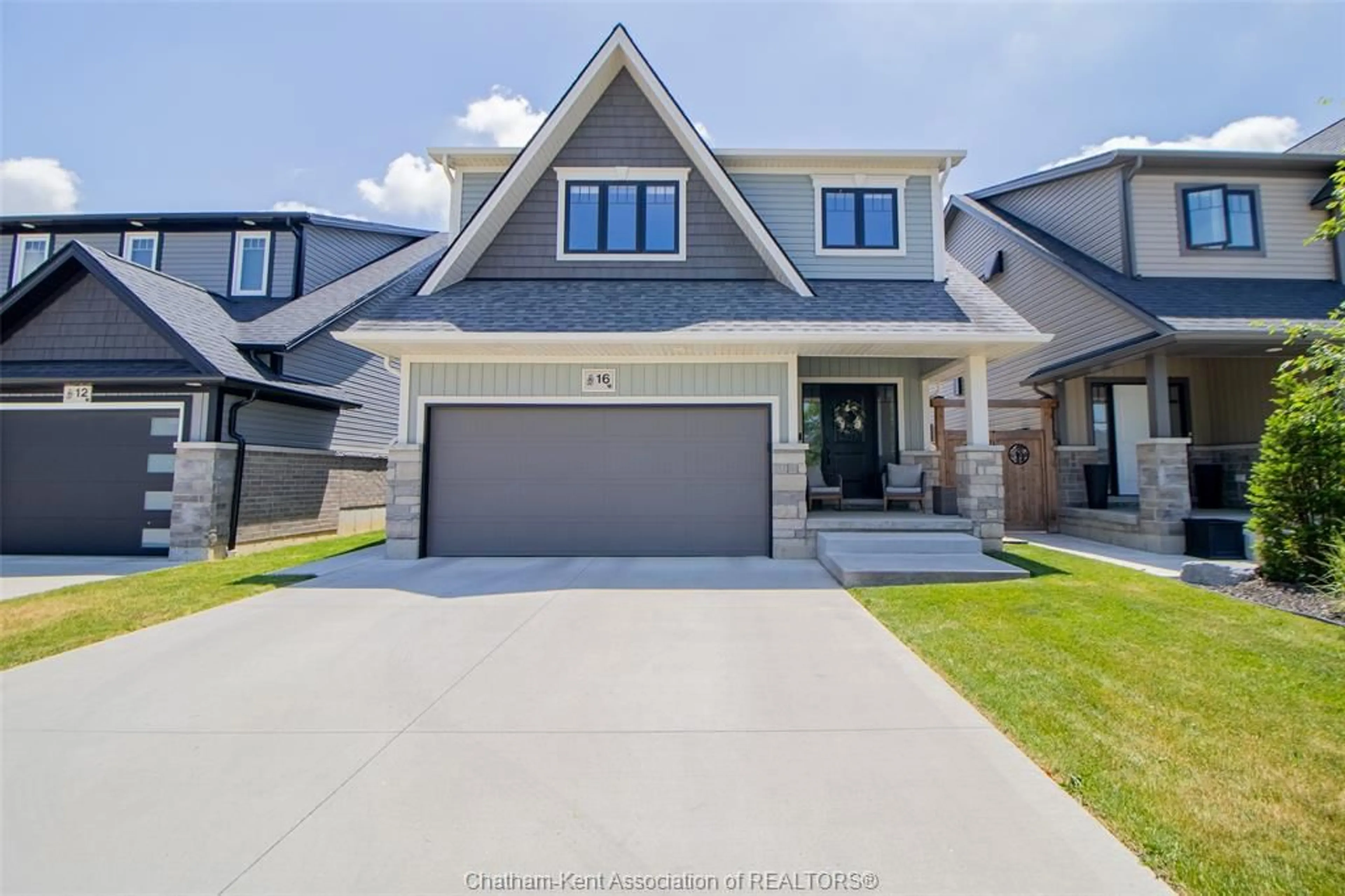 Home with brick exterior material, street for 16 Cabot Trail, Chatham Ontario N7L 0A4