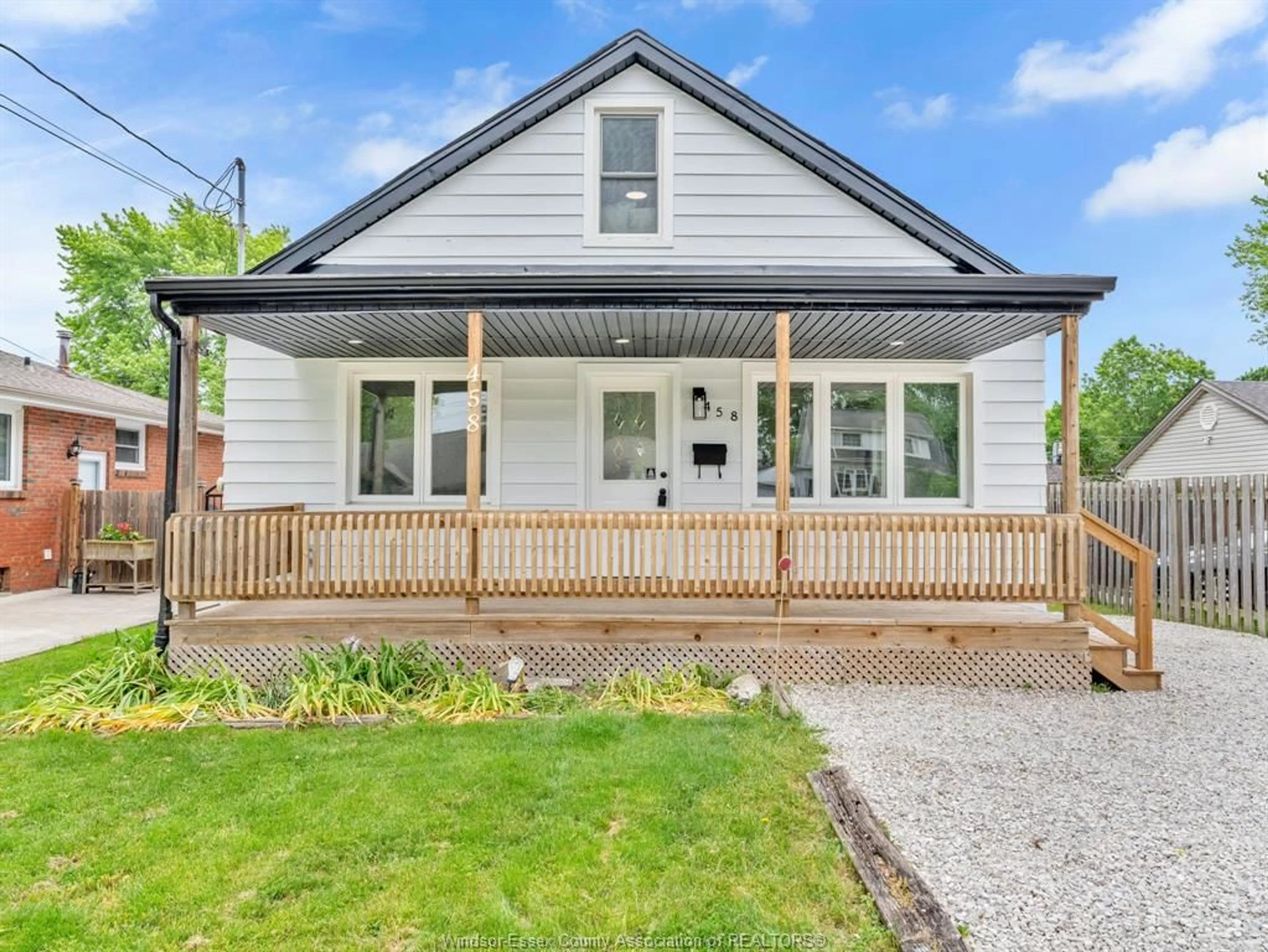 Home with vinyl exterior material, street for 458 ST. PIERRE Ave, Tecumseh Ontario N8N 1Y9