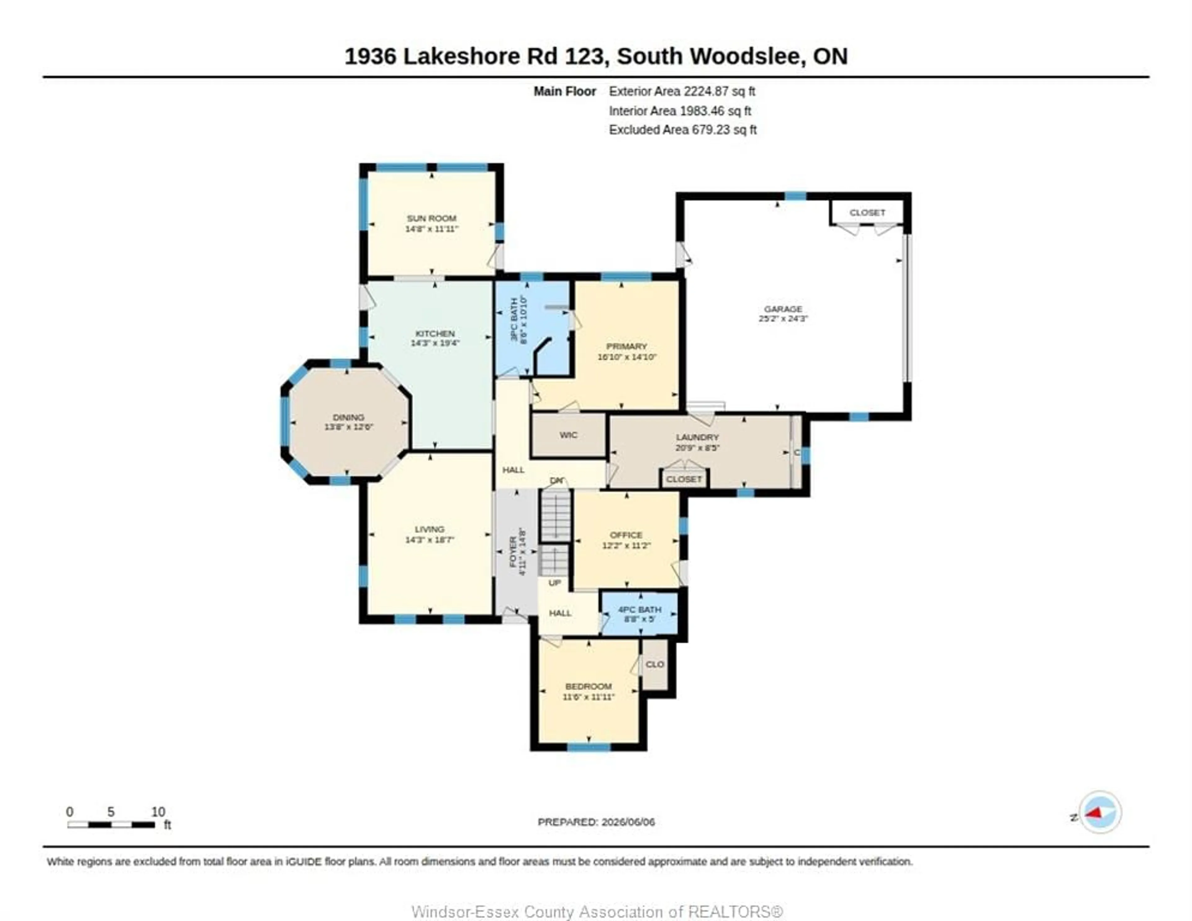 Floor plan for 1936 LAKESHORE ROAD 123, Woodslee Ontario N0R 1V0