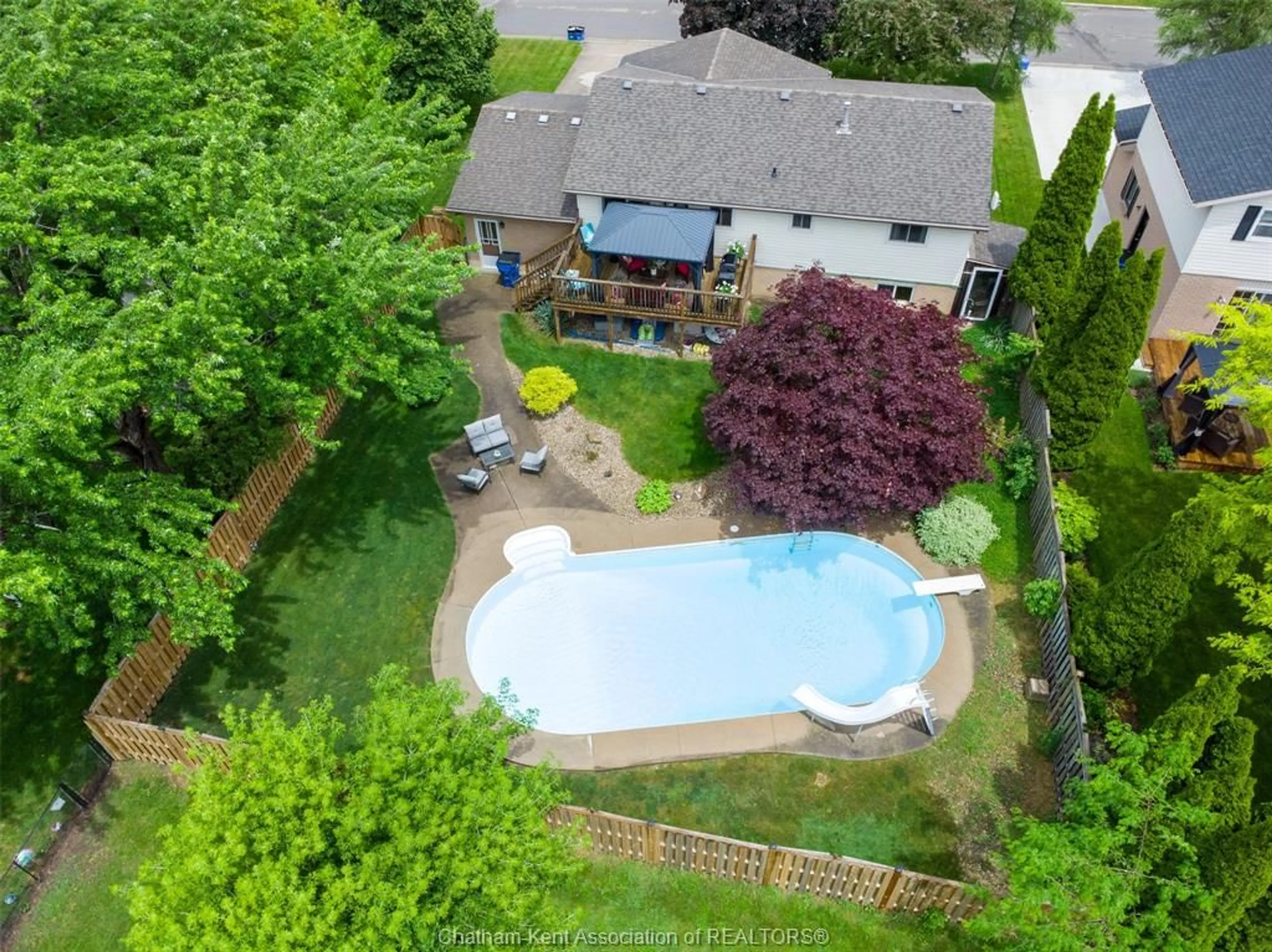 A pic from outside/outdoor area/front of a property/back of a property/a pic from drone, street for 16 Mango Lane, Blenheim Ontario N0P 1A0