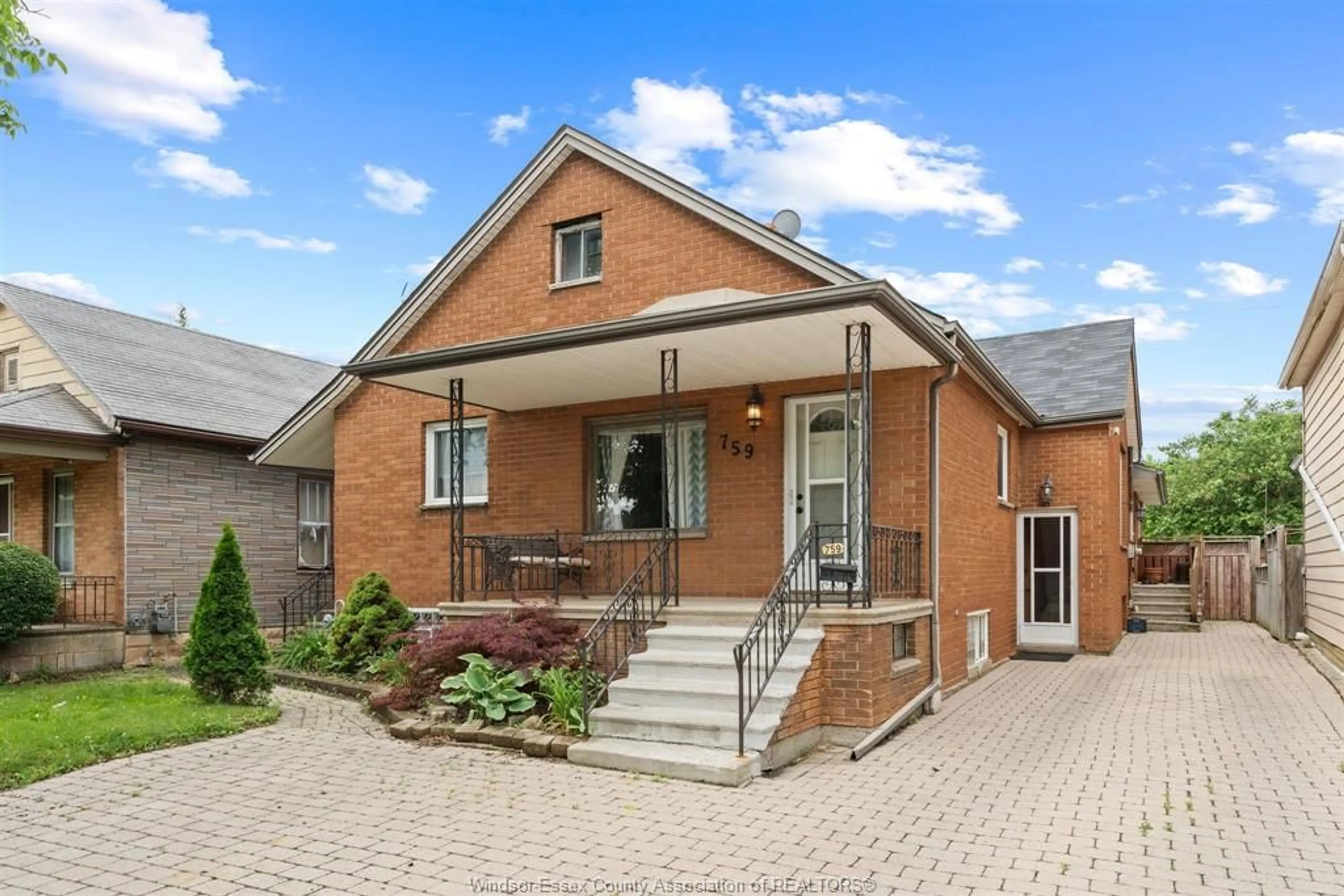 Home with brick exterior material, street for 759 GLENGARRY Ave, Windsor Ontario N9A 1R4