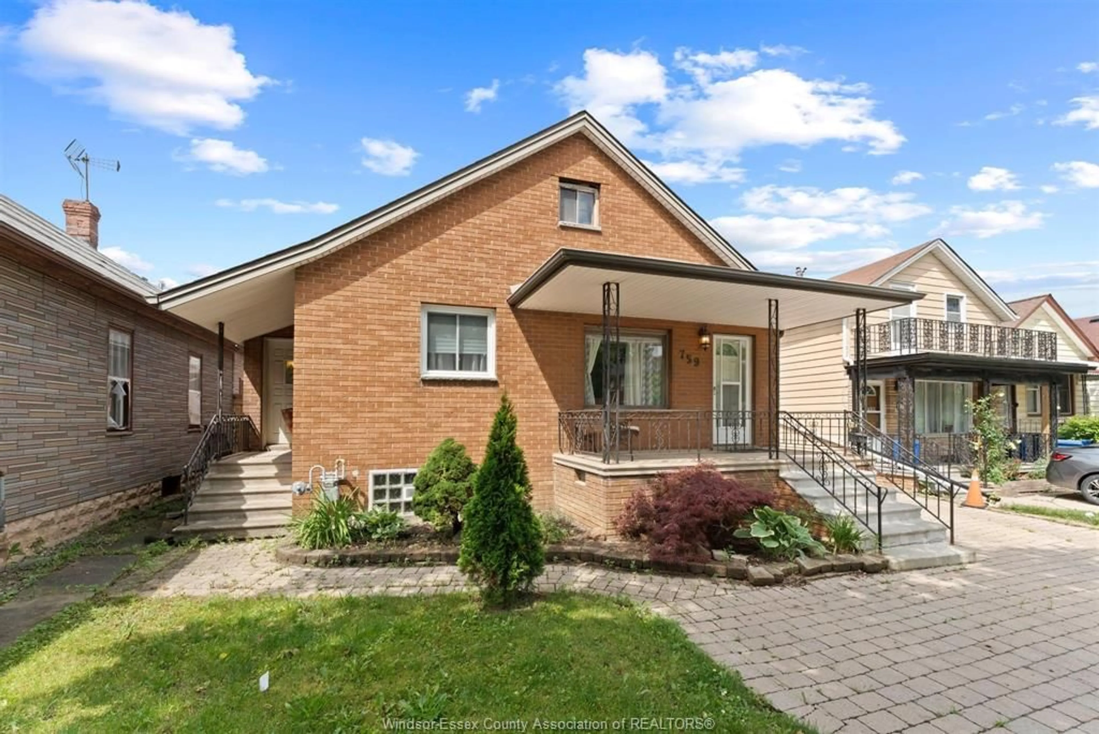 Home with brick exterior material, street for 759 GLENGARRY Ave, Windsor Ontario N9A 1R4