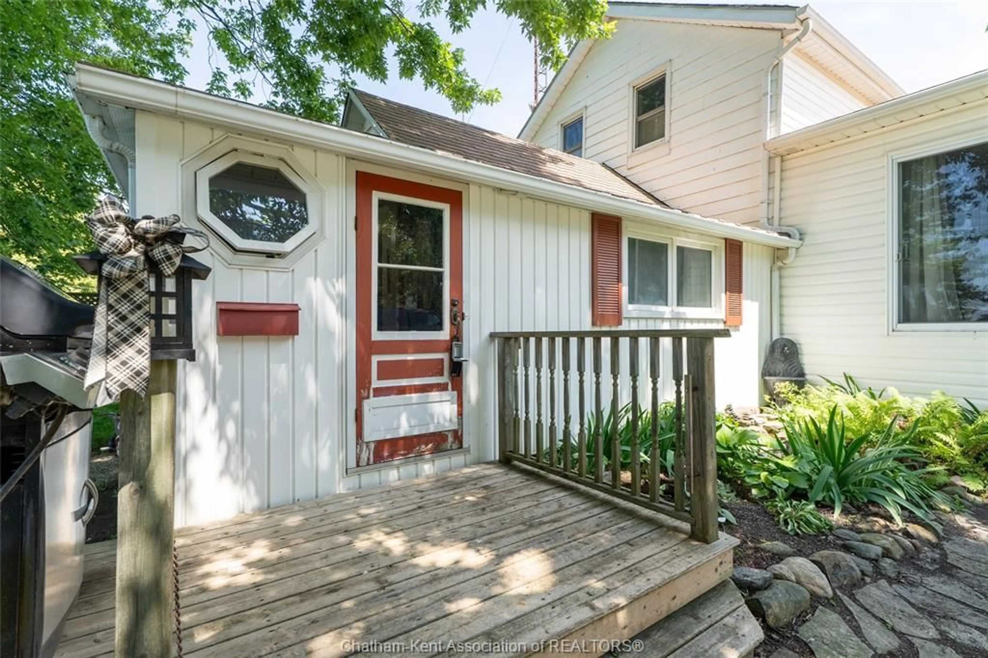 Home with vinyl exterior material, street for 20852 Mull Rd, Blenheim Ontario N0P 1A0