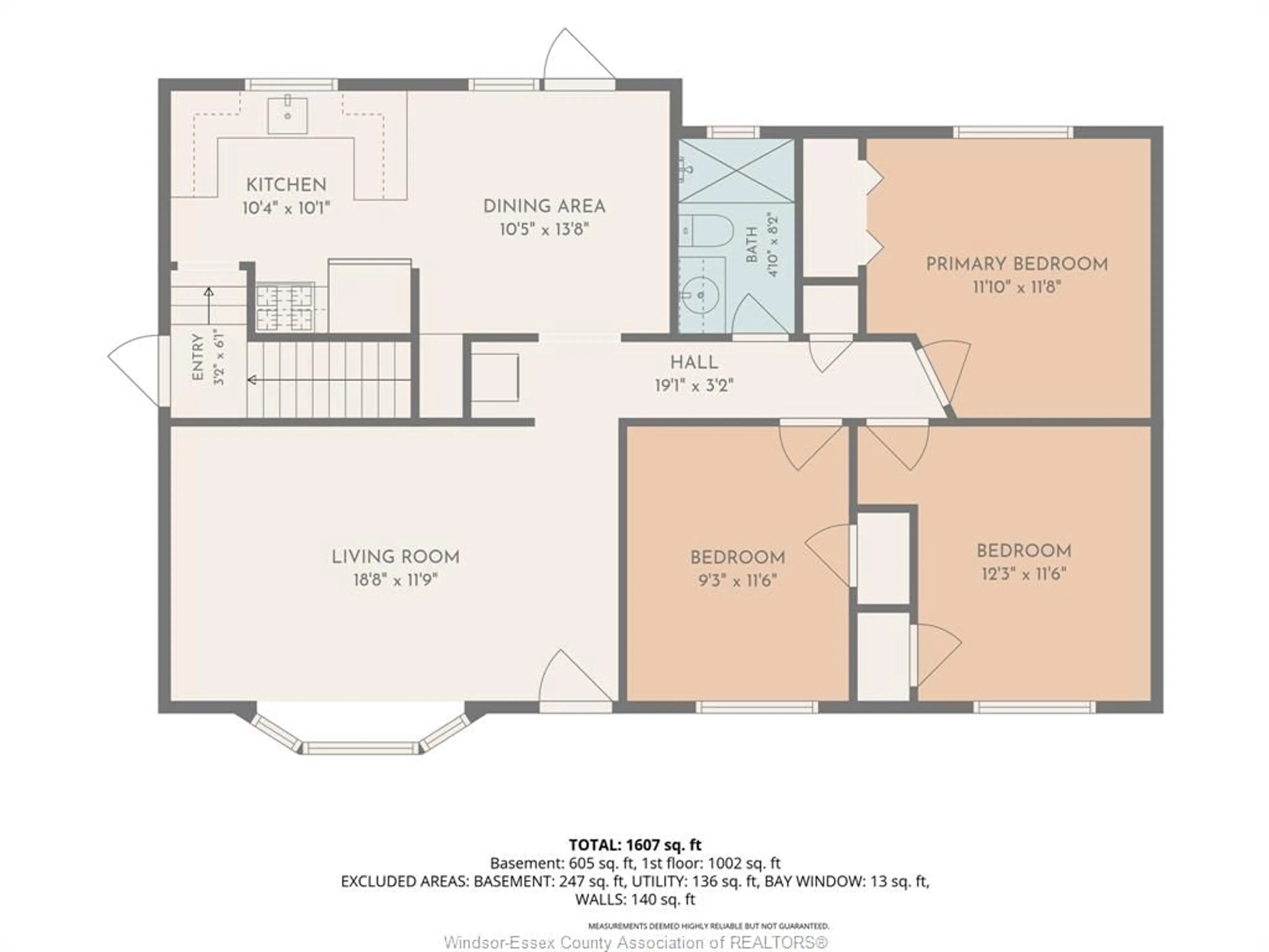 Floor plan for 5730 CANADA St, LaSalle Ontario N9H 1M3
