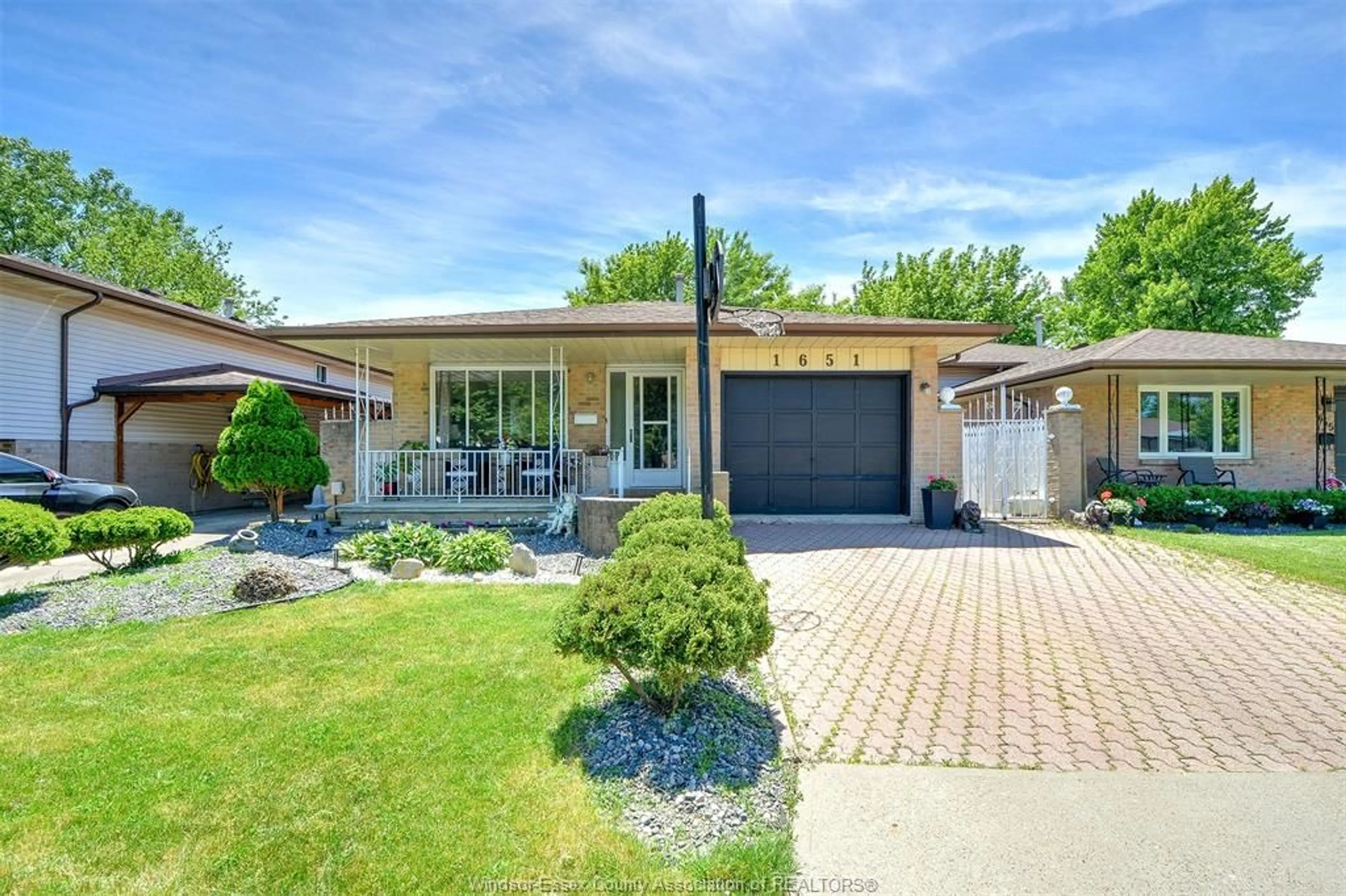 Home with brick exterior material, street for 1651 COURTLAND, Windsor Ontario N8T 3K5
