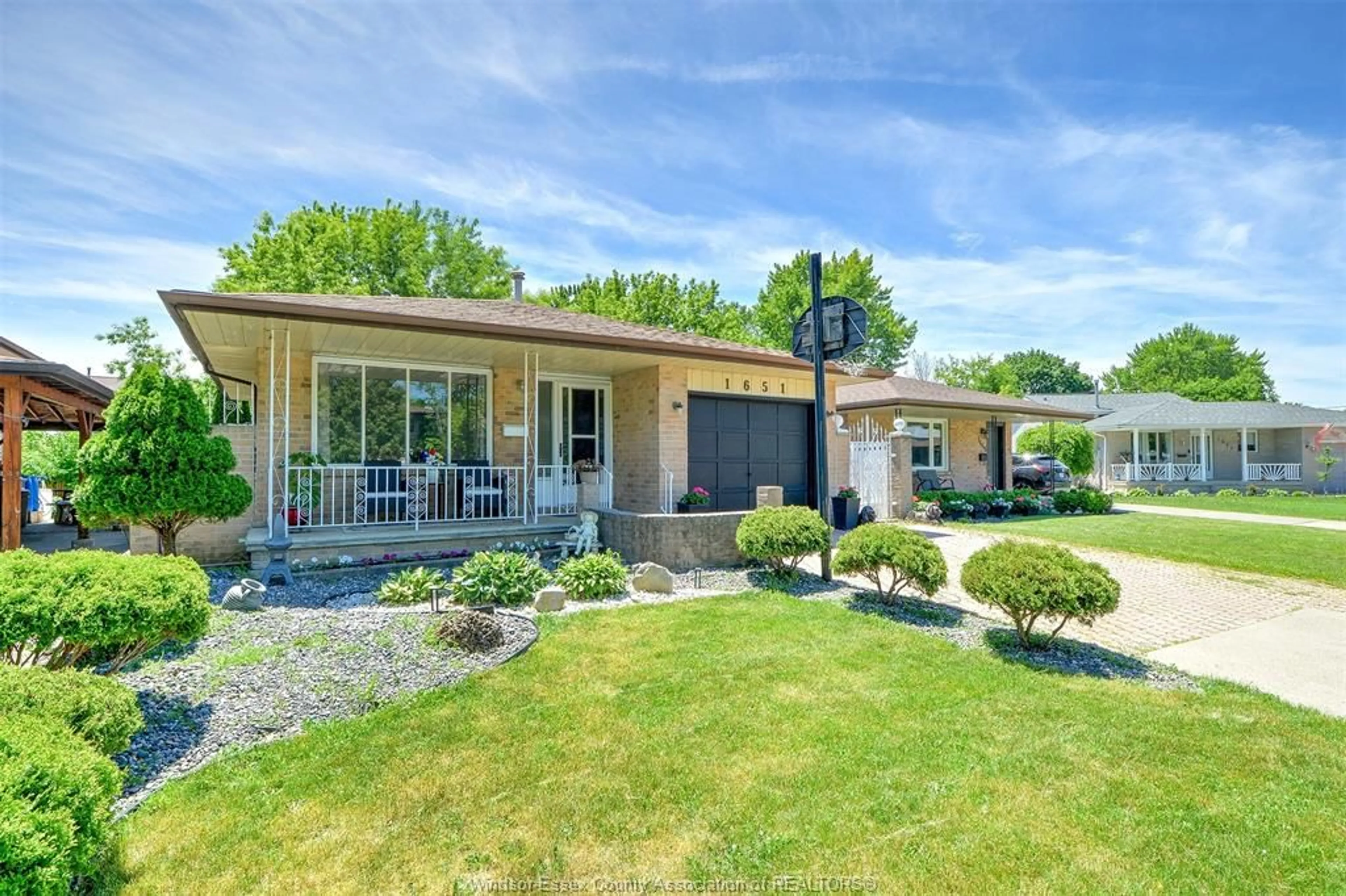 Home with brick exterior material, street for 1651 COURTLAND, Windsor Ontario N8T 3K5