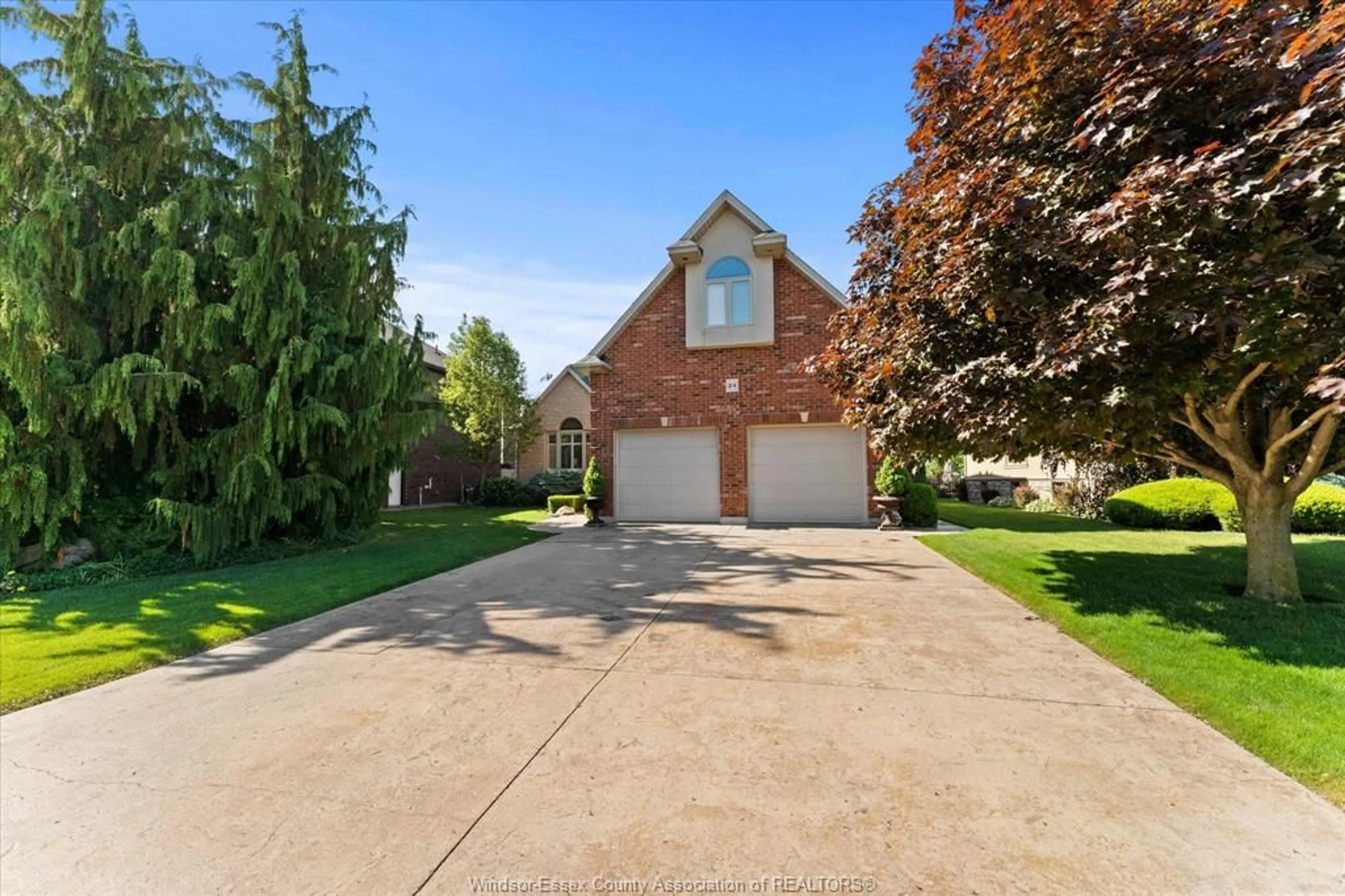 A pic from outside/outdoor area/front of a property/back of a property/a pic from drone, street for 24 SANDY LAKE, Leamington Ontario N8H 5J3
