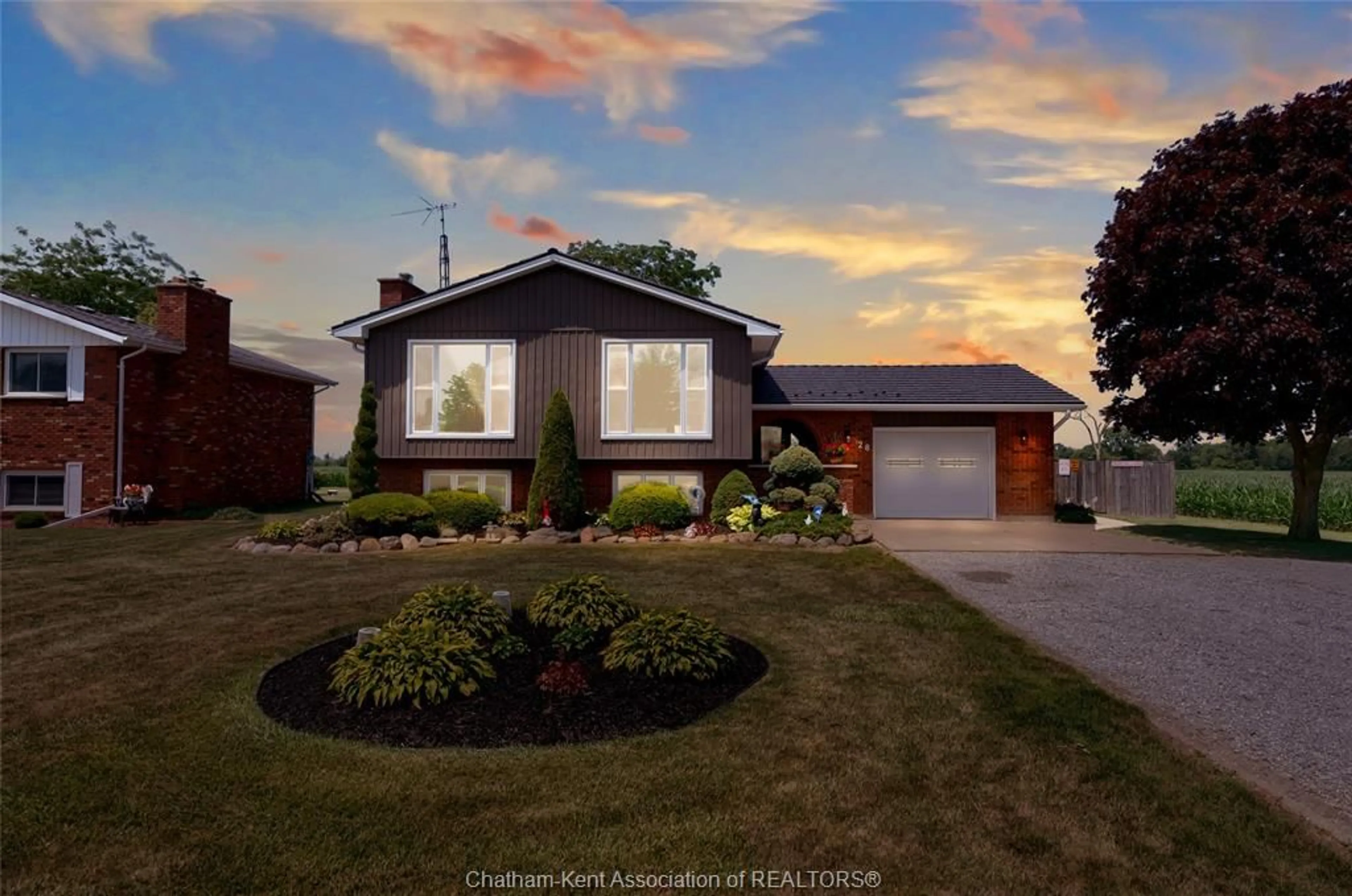 Home with brick exterior material, street for 28 Campbell St, Merlin Ontario N0P 1W0