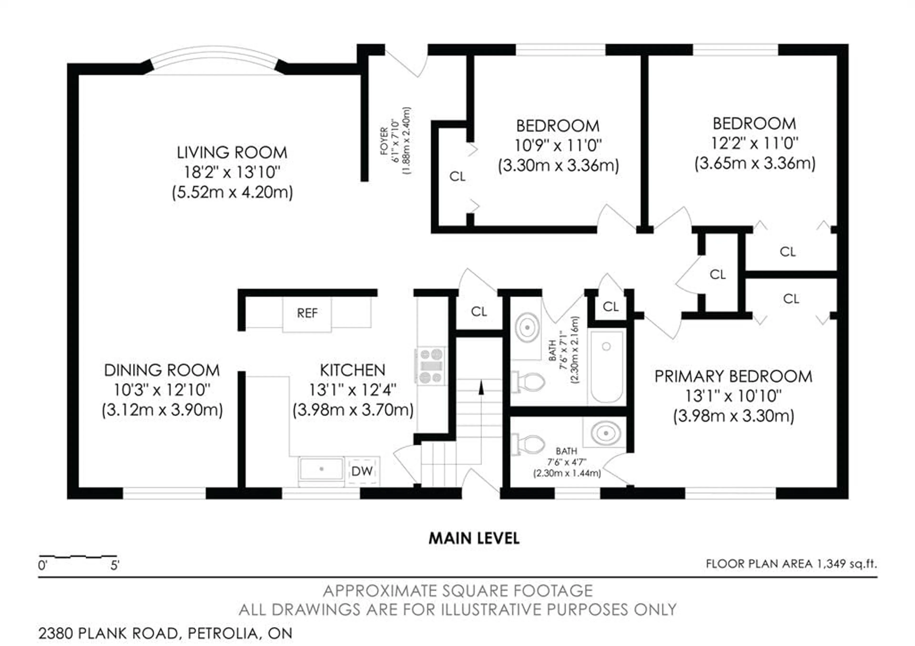 Floor plan for 2380 Plank Rd, Petrolia Ontario N0N 1R0