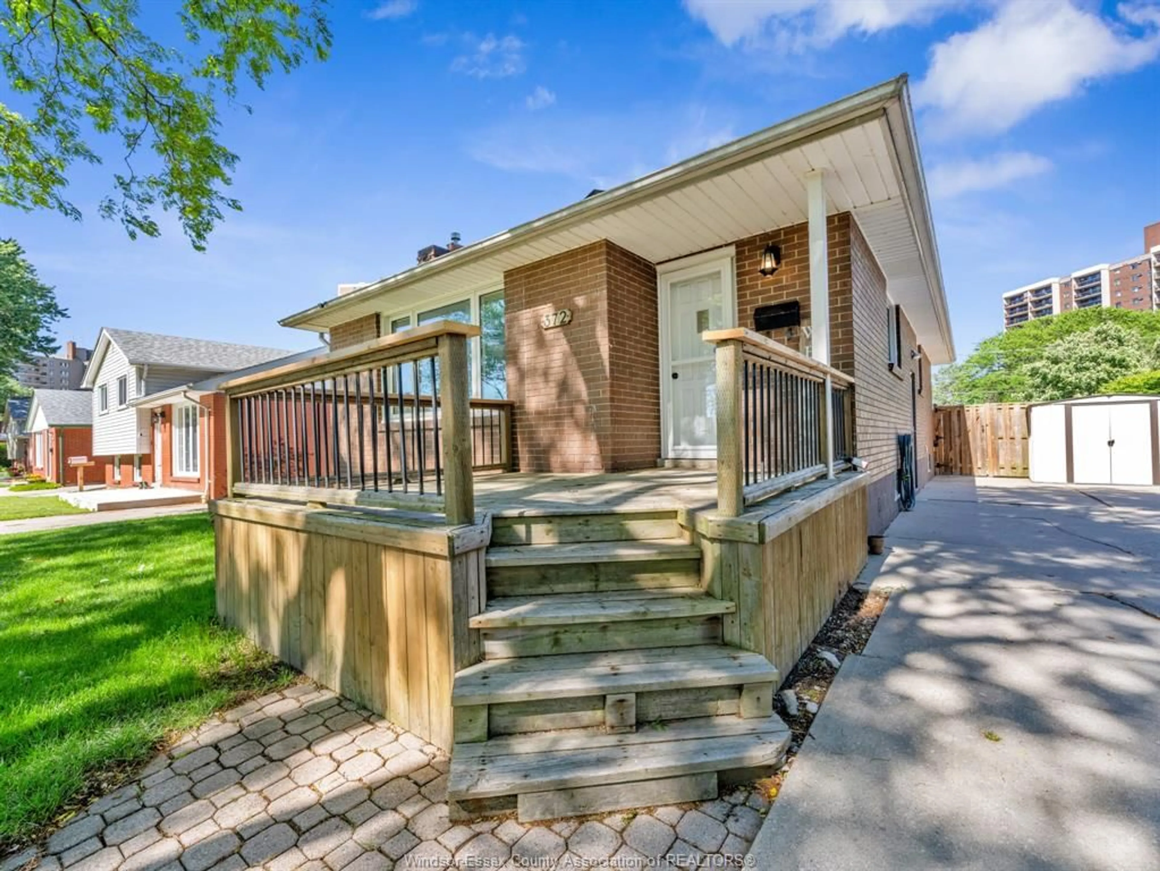 Home with brick exterior material, street for 372 CARLING Cres, Windsor Ontario N8S 3X8