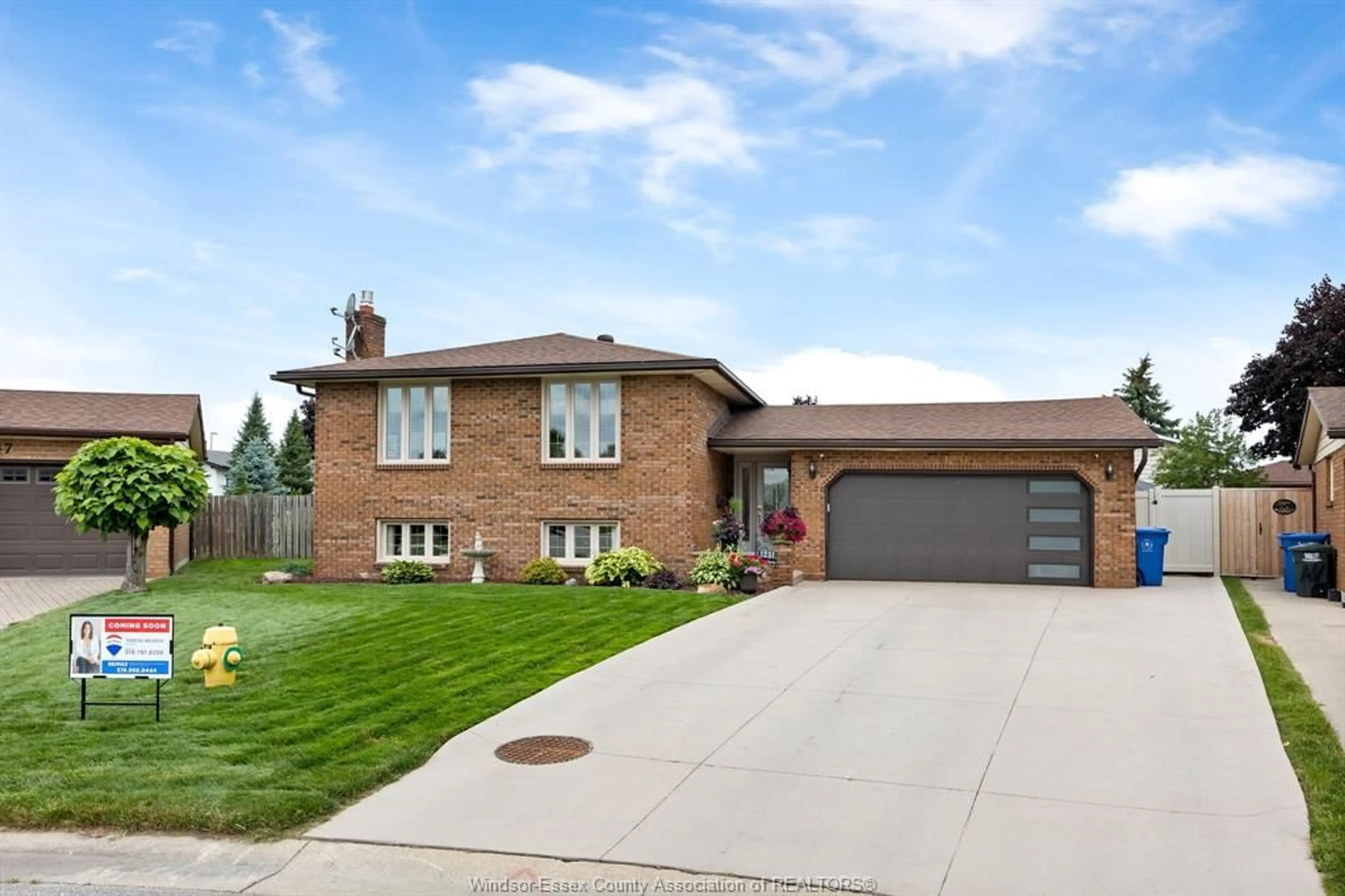 Home with brick exterior material, street for 1251 Huntwick Pl, LaSalle Ontario N9H 2B4