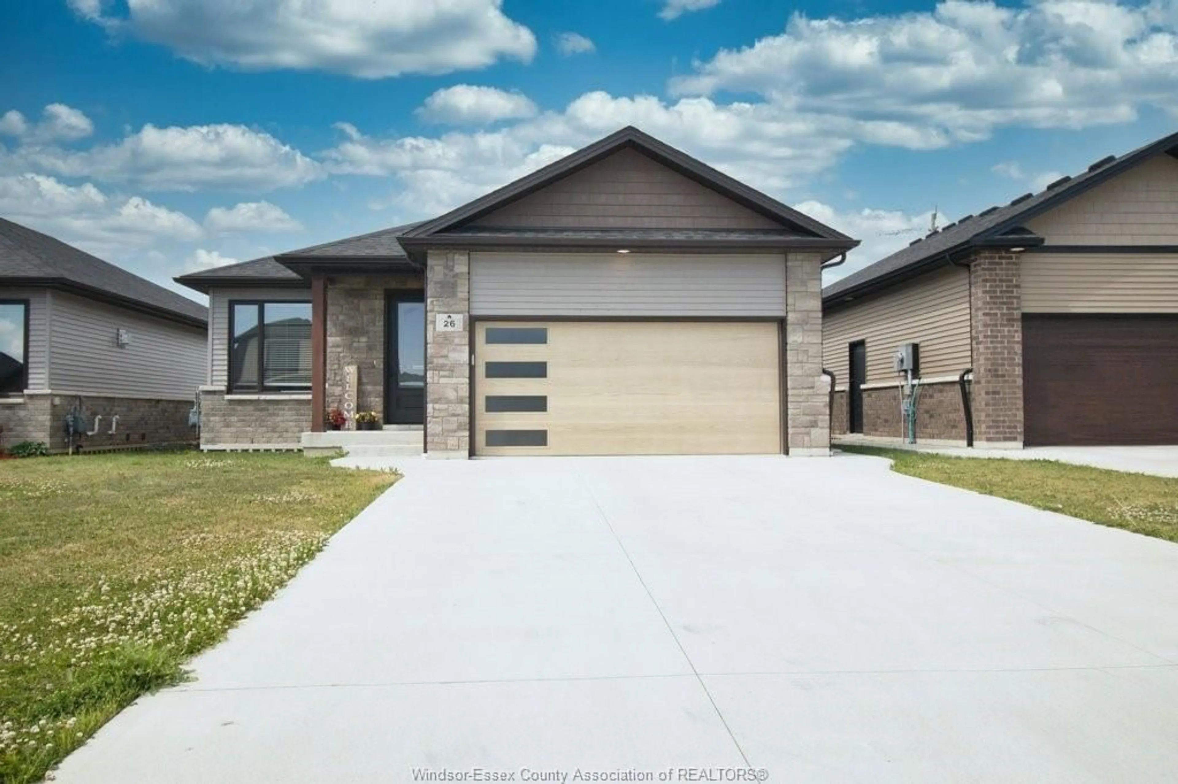 Home with brick exterior material, street for 26 EVENING Dr, Chatham Ontario N7L 0B6