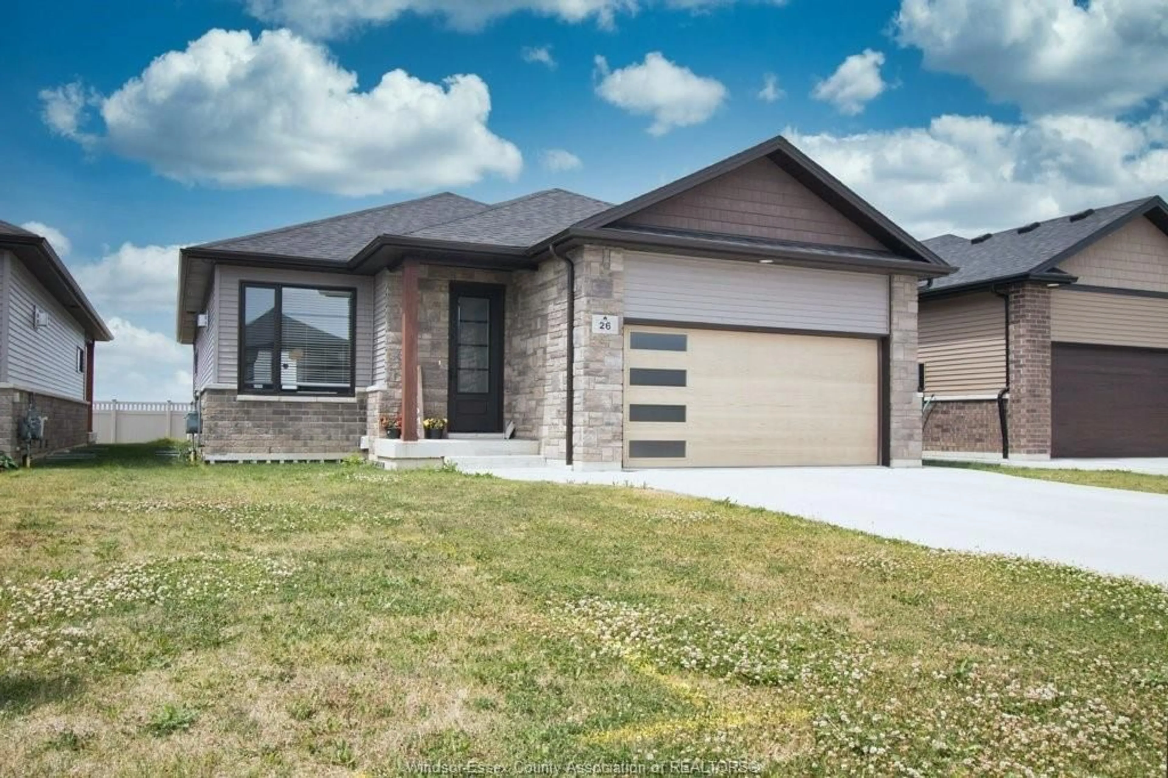 Home with brick exterior material, street for 26 EVENING Dr, Chatham Ontario N7L 0B6