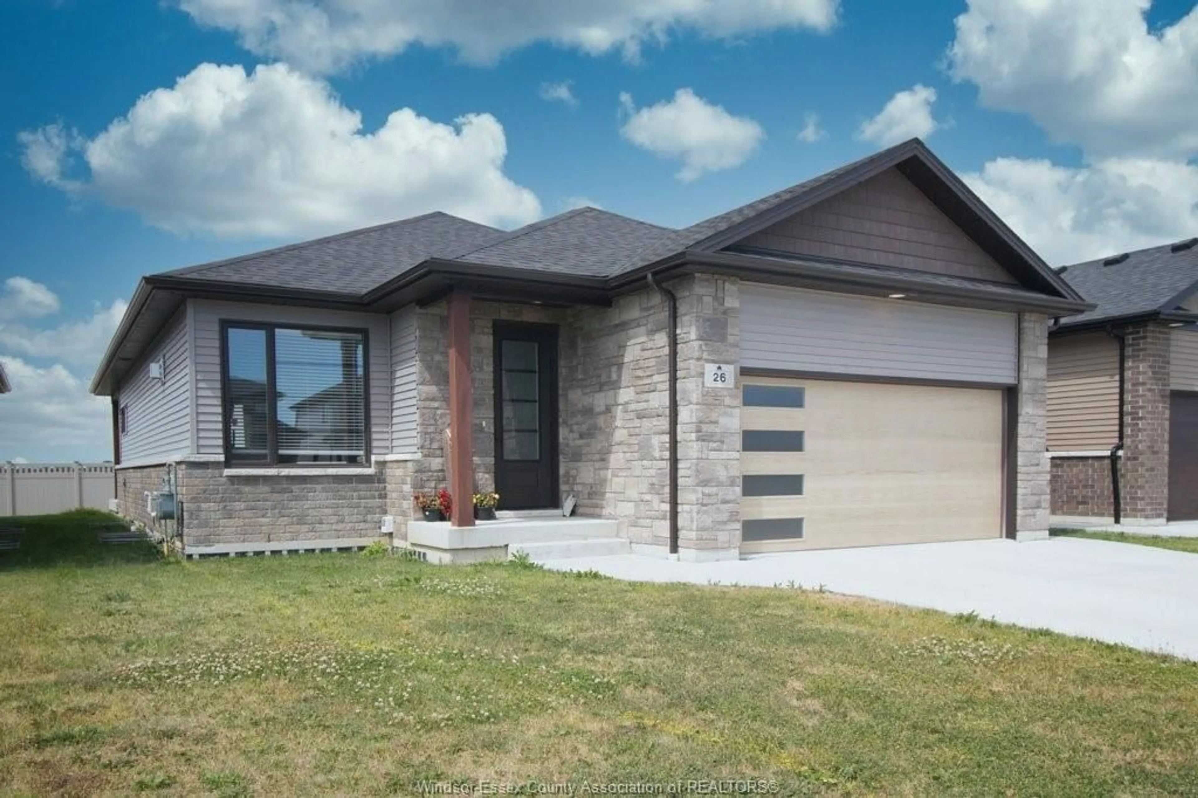 Home with brick exterior material, street for 26 EVENING Dr, Chatham Ontario N7L 0B6