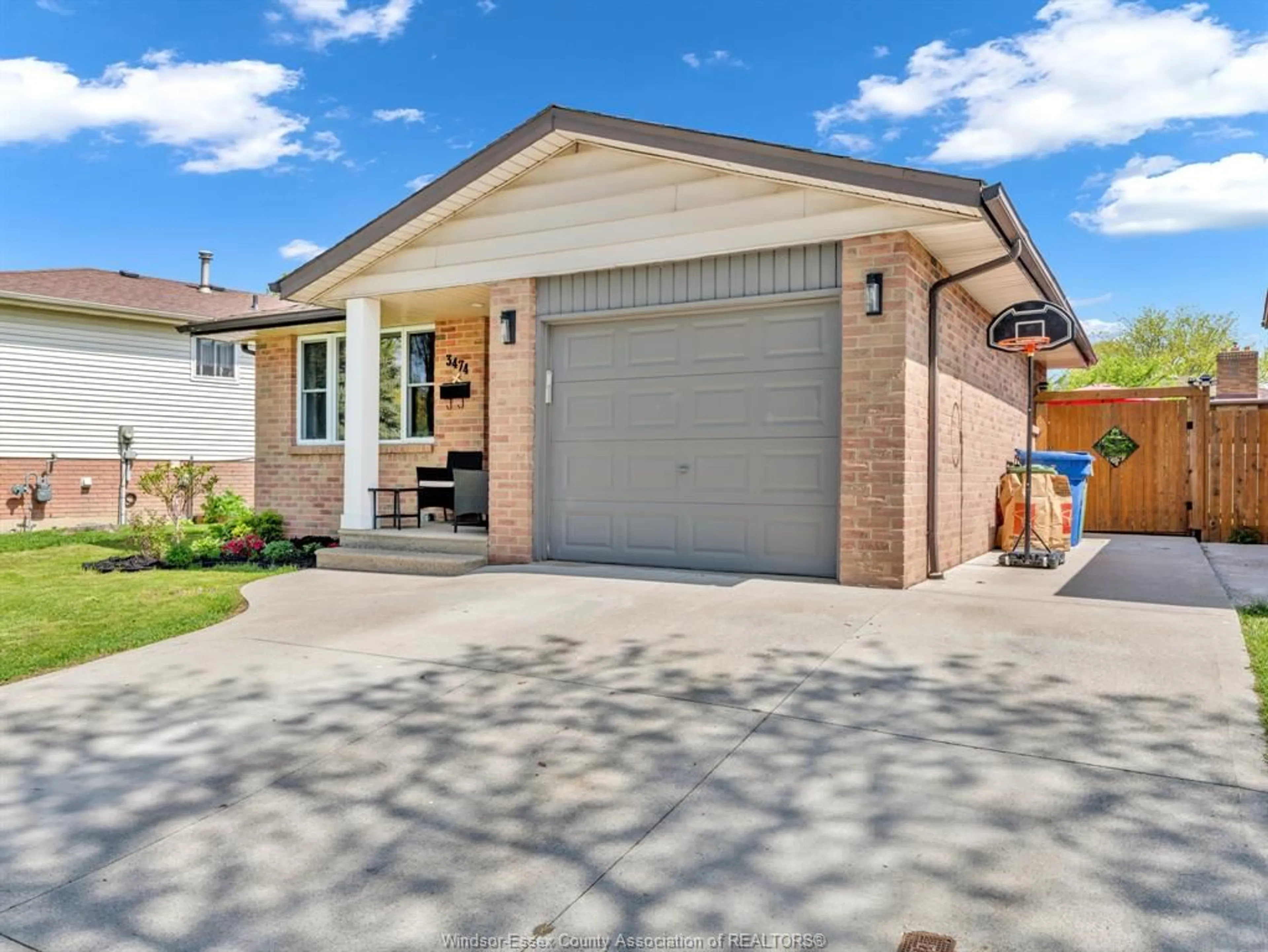 Home with brick exterior material, street for 3474 DEERBROOK, Windsor Ontario N8R 2E4